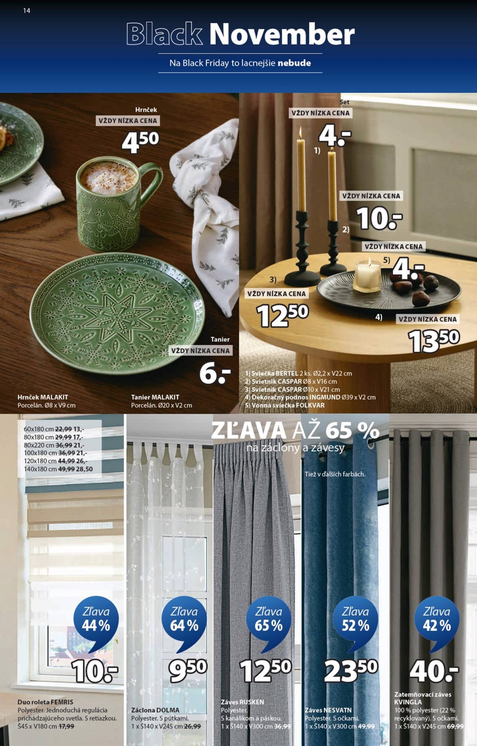 Page 14 of Aktuálny jysk leták platný od pondelka 03.11 do 23.11