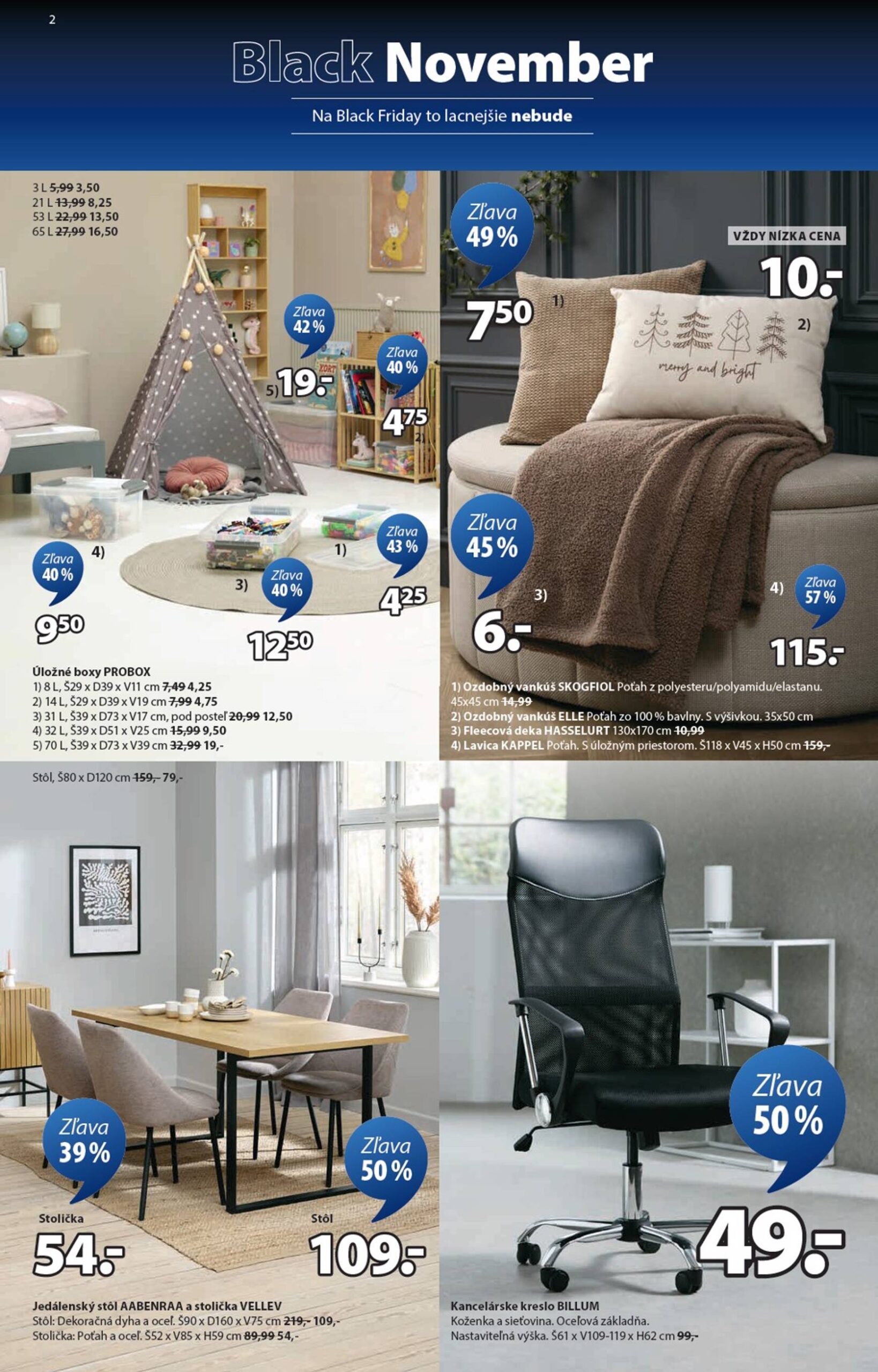 Page 2 of Aktuálny jysk leták platný od pondelka 03.11 do 23.11