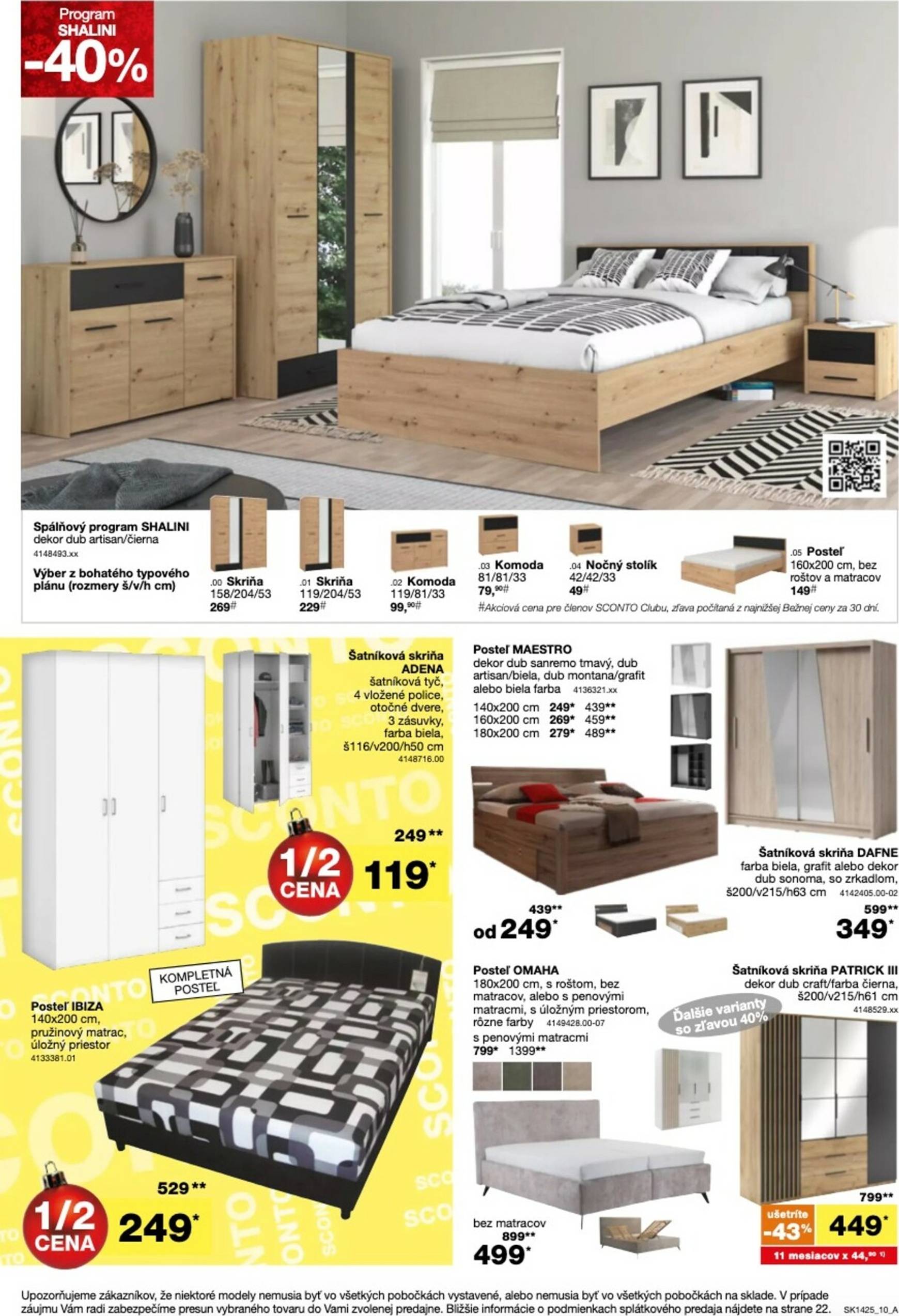 Page 10 of Aktuálny sconto-nabytok leták platný od stredy 05.11 do 25.11