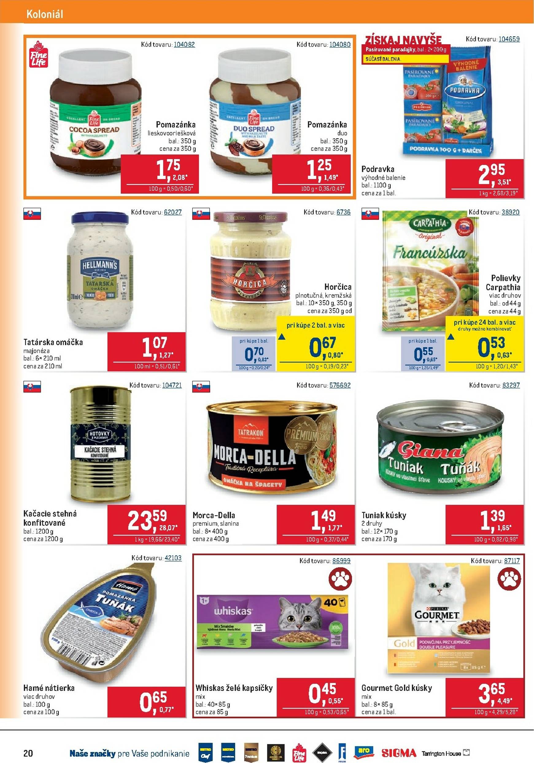 Page 20 of Aktuálny metro leták platný od stredy 05.11 do 18.11