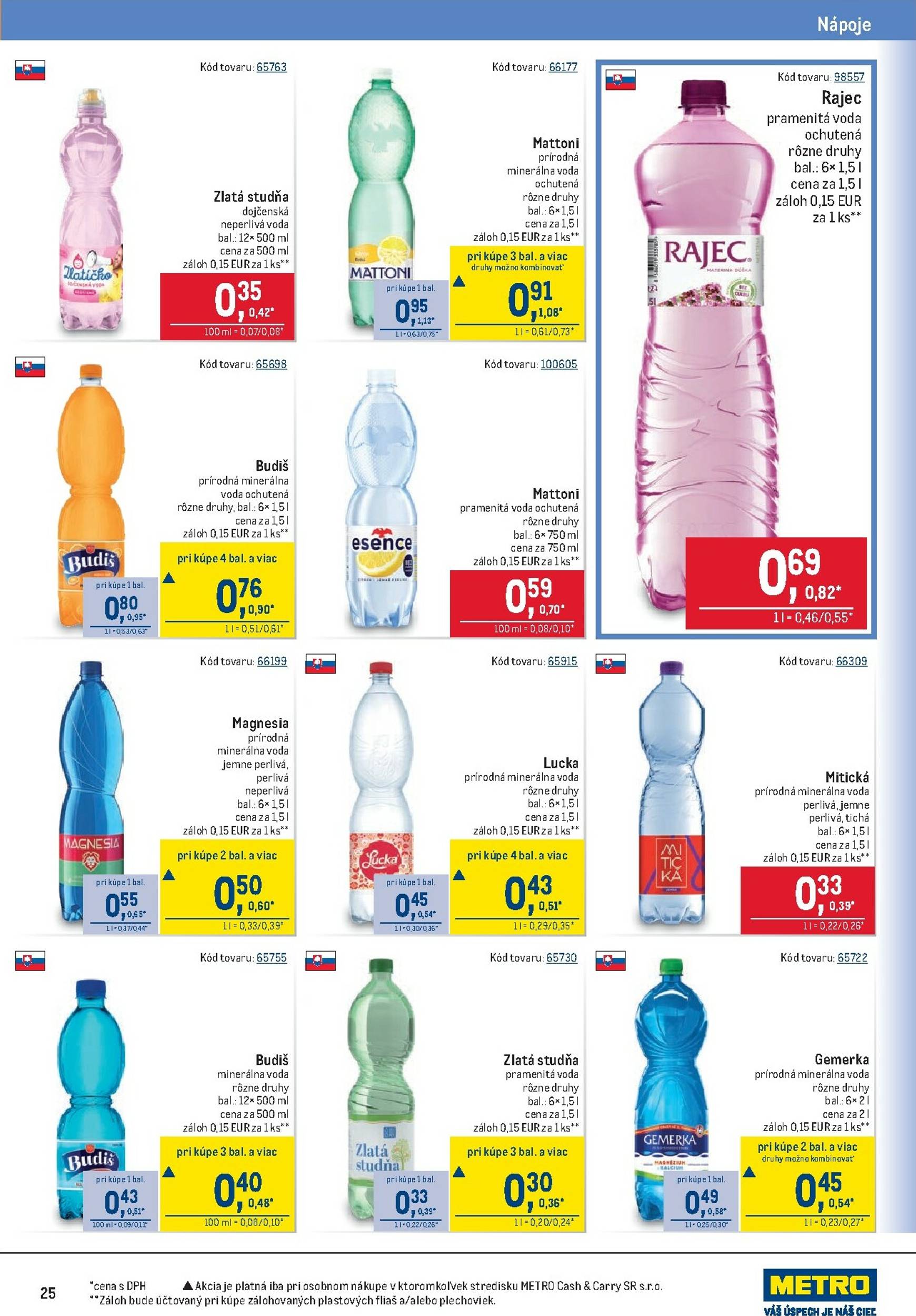 Page 25 of Aktuálny metro leták platný od stredy 05.11 do 18.11