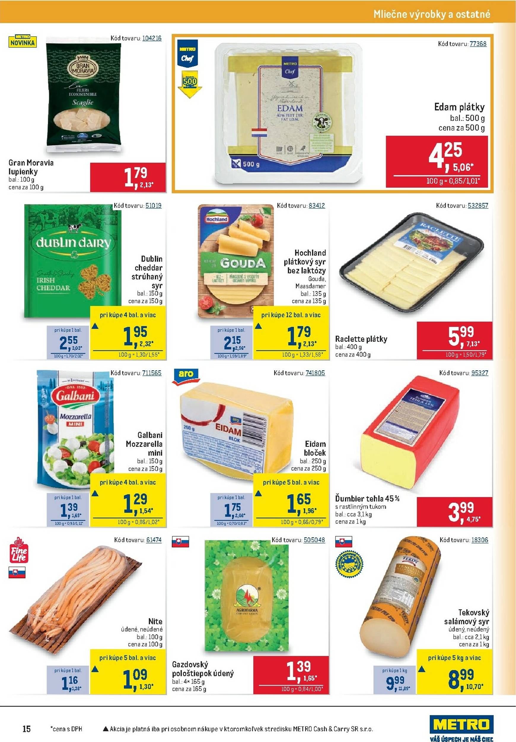 Page 15 of Aktuálny metro leták platný od stredy 05.11 do 18.11