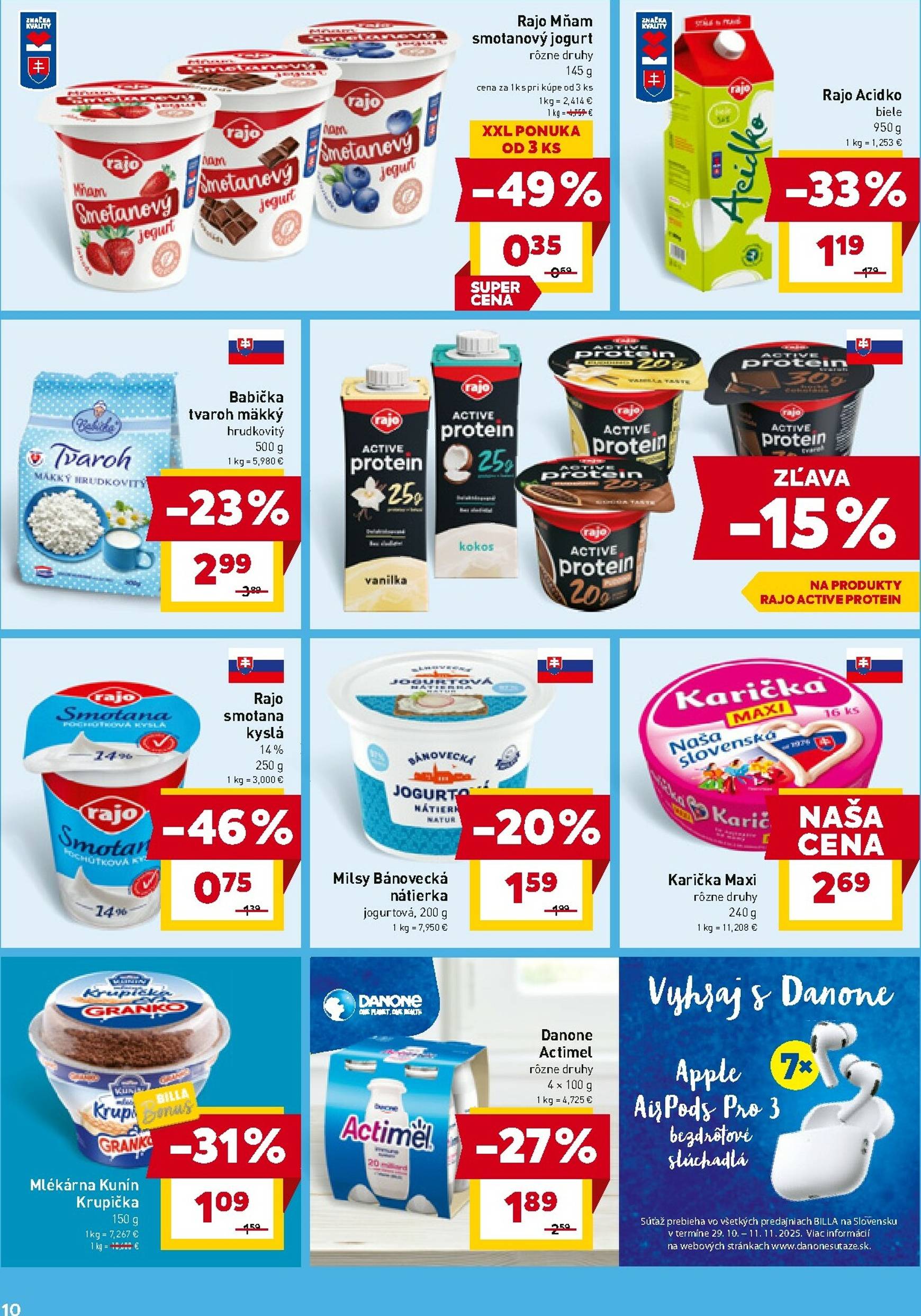 Page 10 of Aktuálny billa leták platný od stredy 29.10 do 04.11