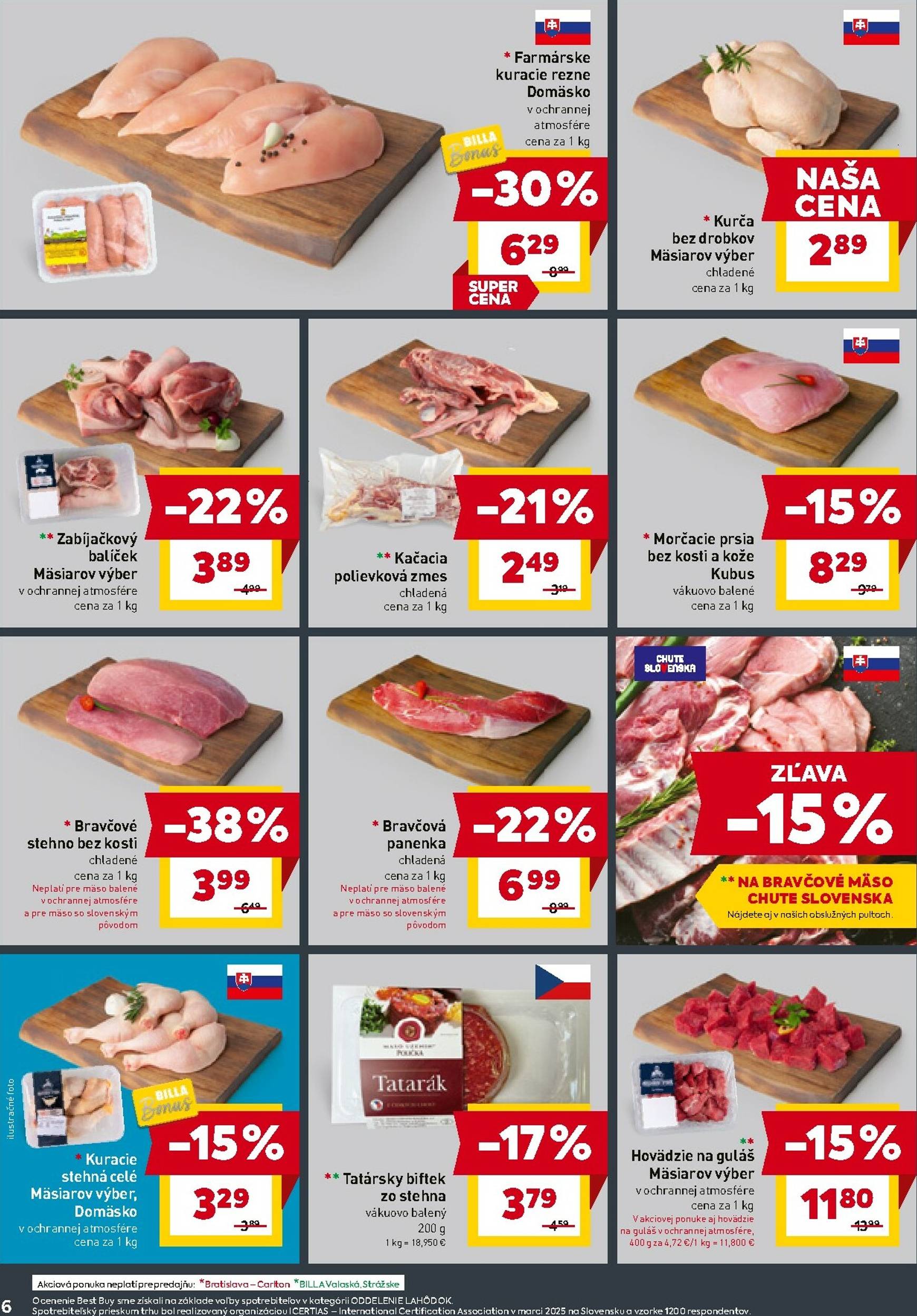 Page 6 of Aktuálny billa leták platný od stredy 29.10 do 04.11