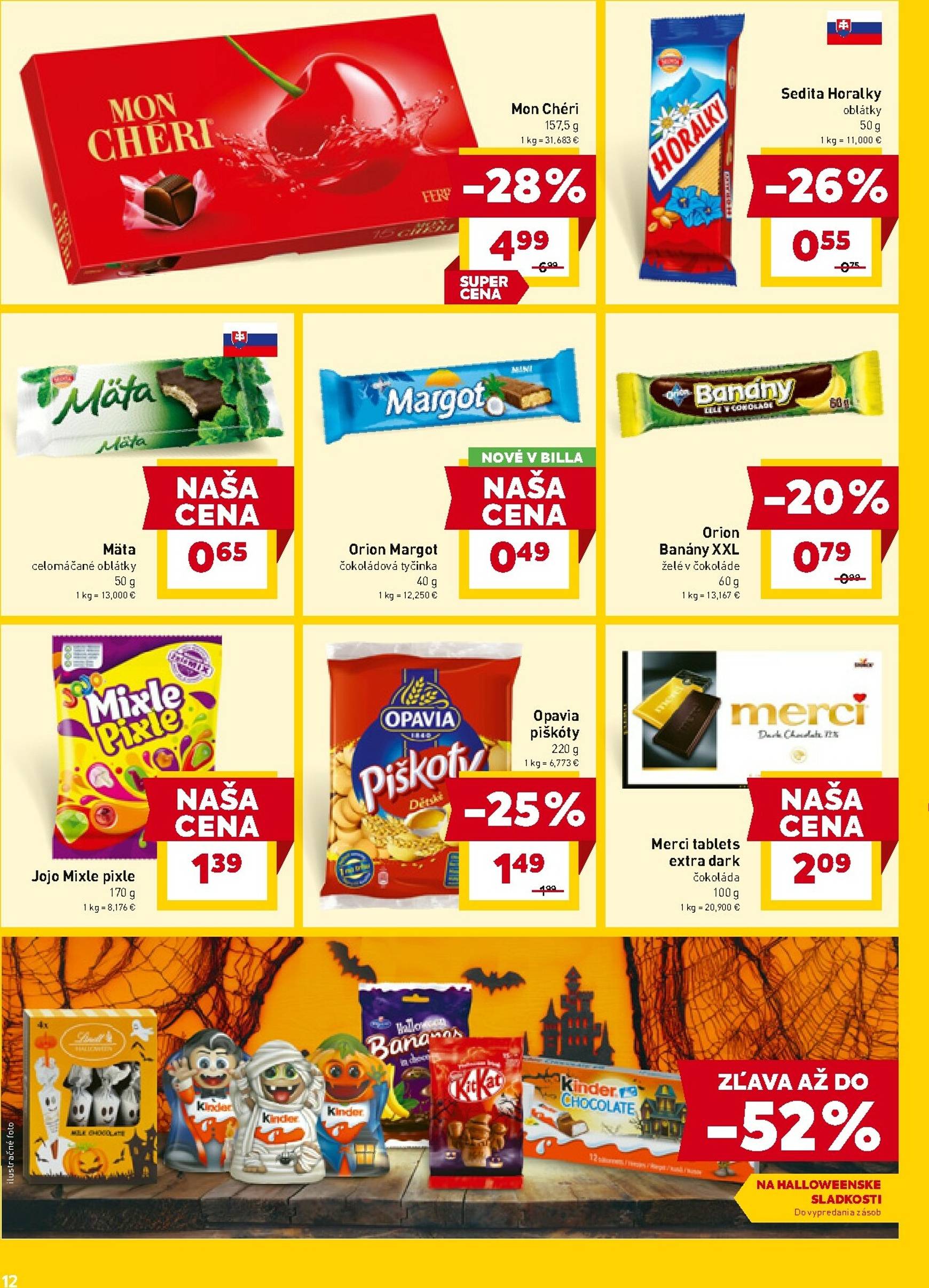 Page 12 of Aktuálny billa leták platný od stredy 29.10 do 04.11