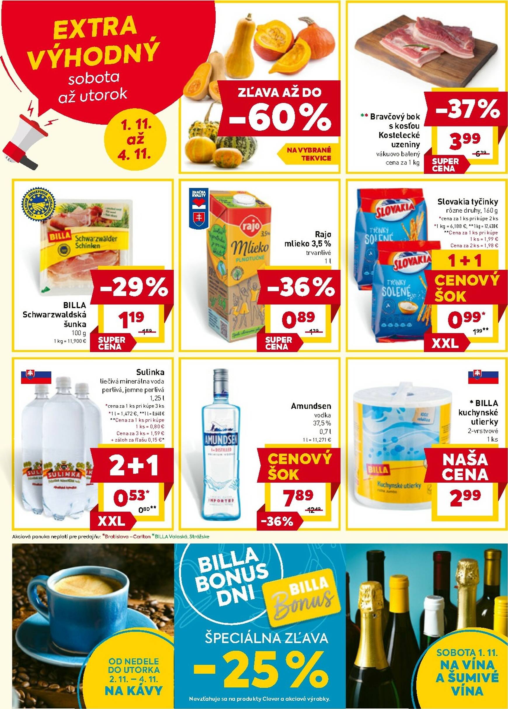 Page 20 of Aktuálny billa leták platný od stredy 29.10 do 04.11