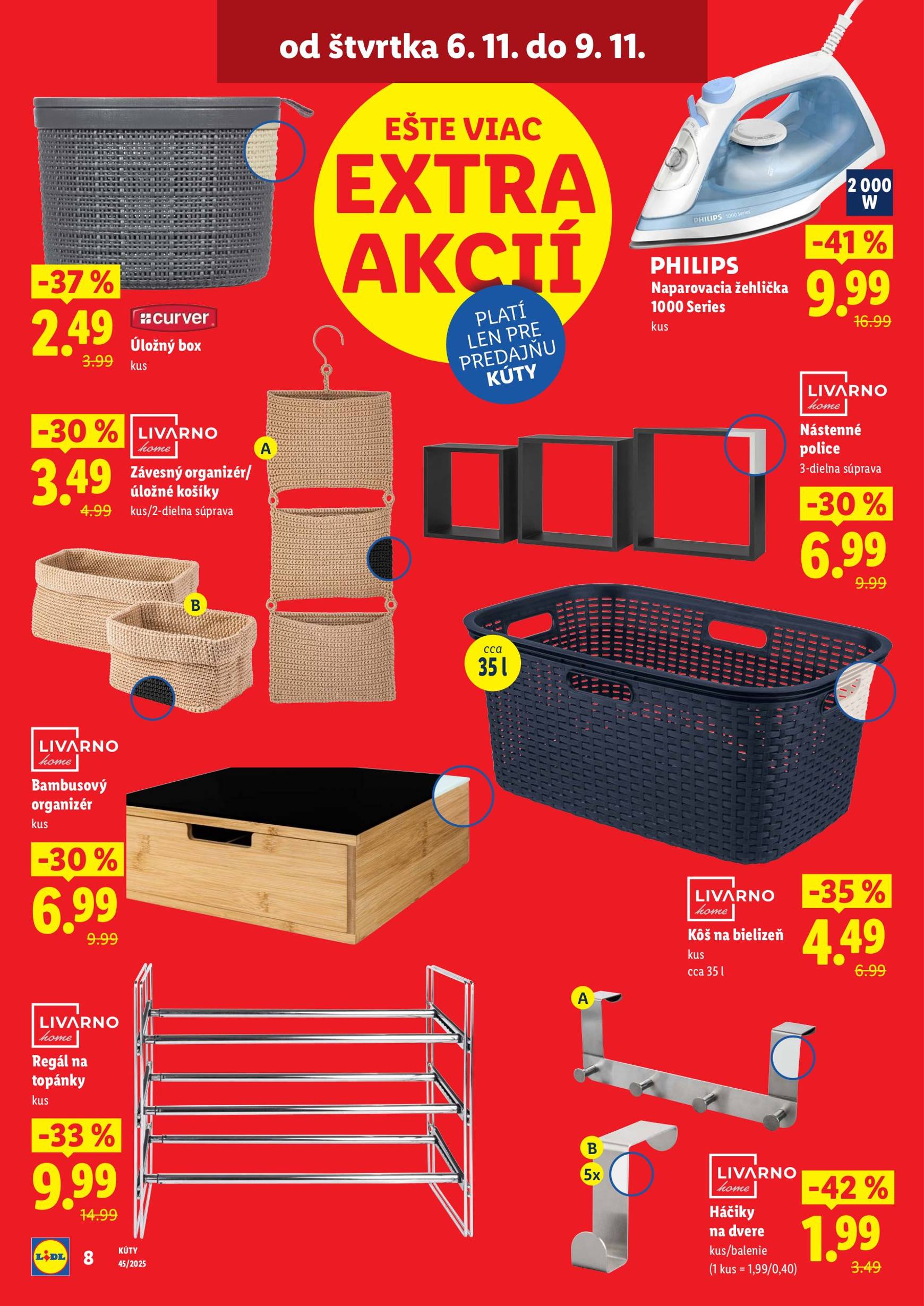 Page 8 of Aktuálny lidl leták platný od štvrtka 06.11 do 09.11