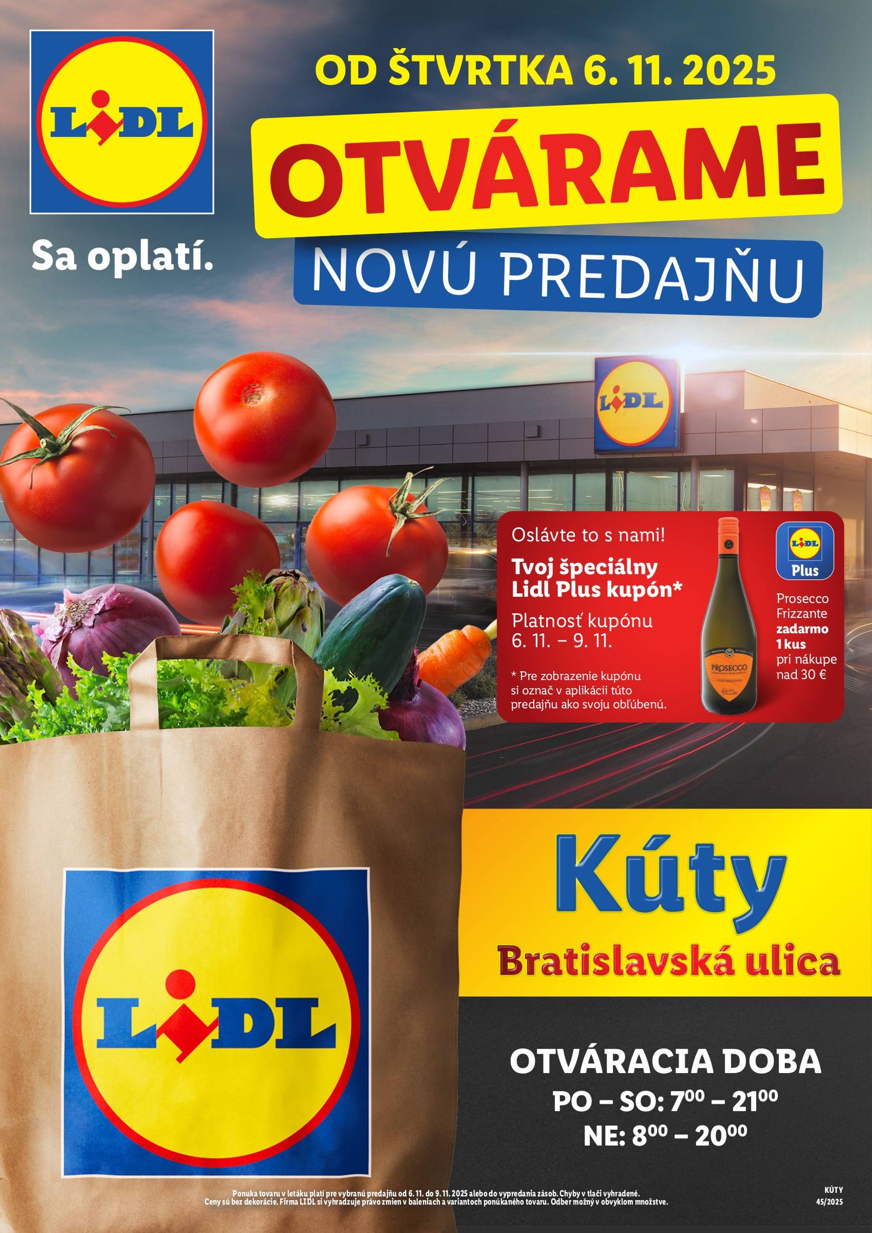 Page 1 of Aktuálny lidl leták platný od štvrtka 06.11 do 09.11
