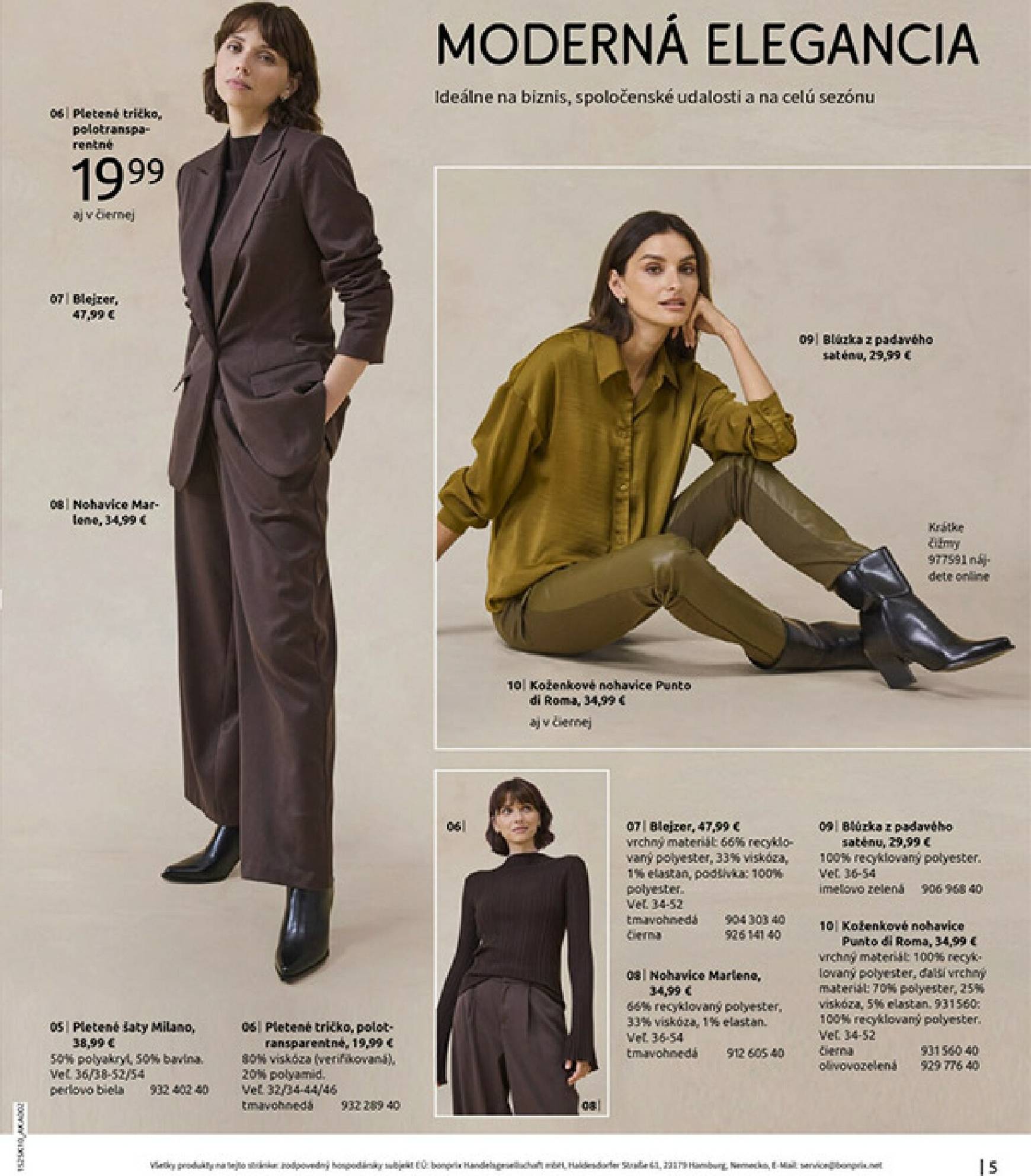 Page 7 of Aktuálny bonprix leták platný od stredy 05.11 do 08.12