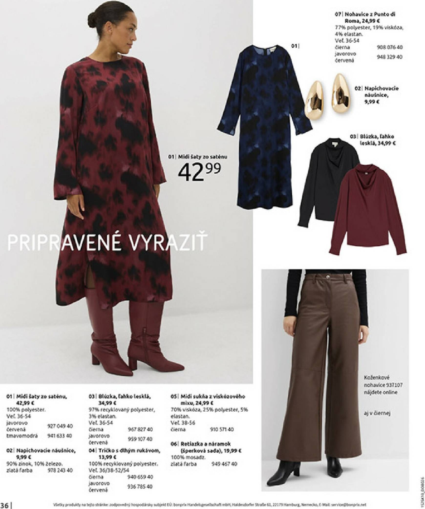 Page 38 of Aktuálny bonprix leták platný od stredy 05.11 do 08.12