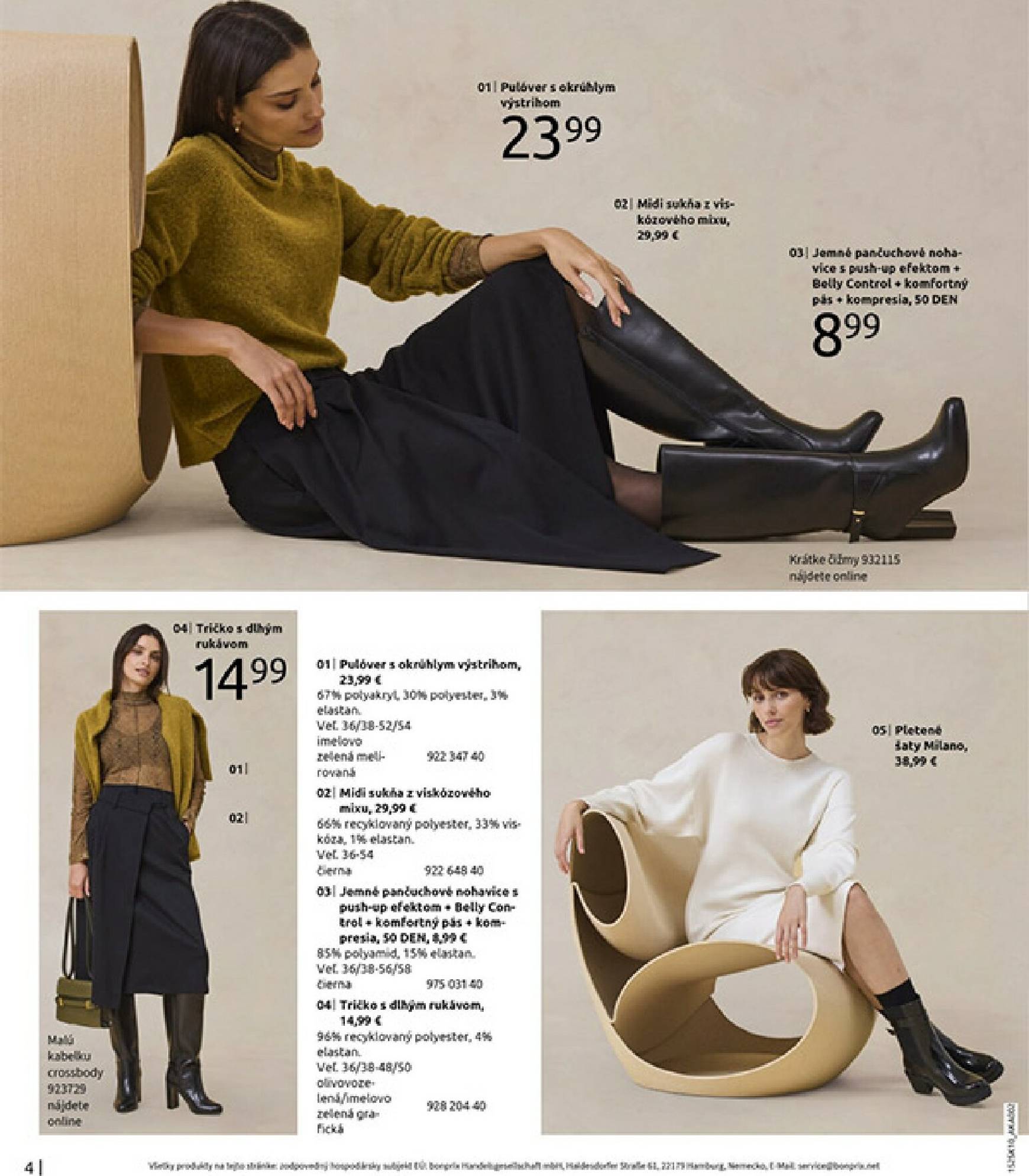 Page 6 of Aktuálny bonprix leták platný od stredy 05.11 do 08.12