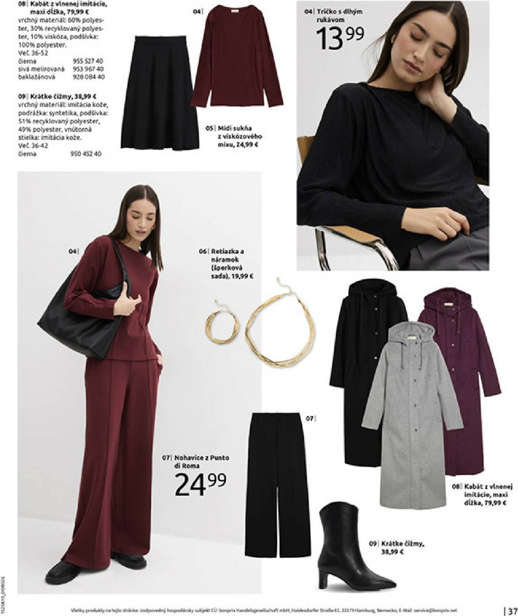 Page 39 of Aktuálny bonprix leták platný od stredy 05.11 do 08.12