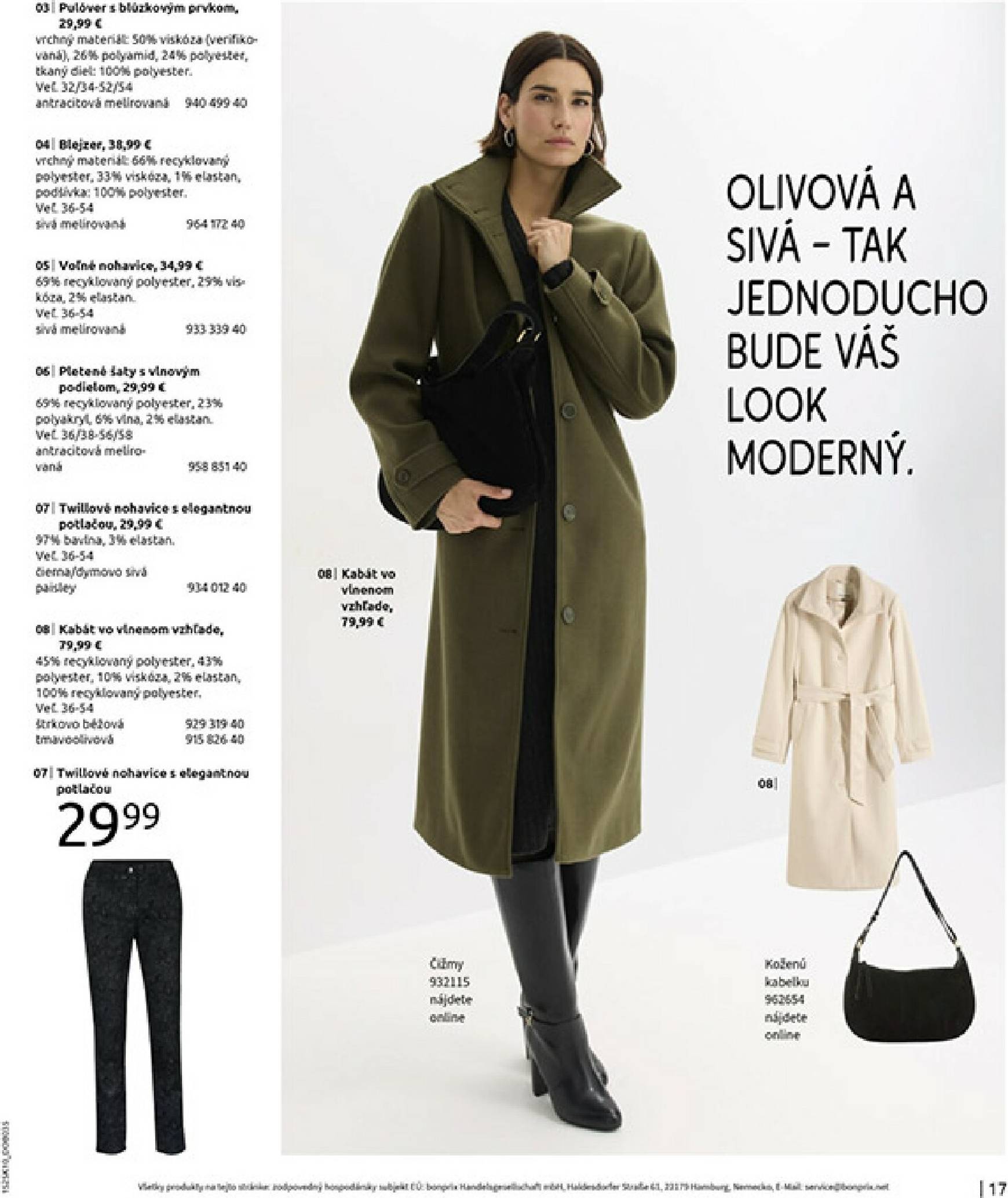 Page 19 of Aktuálny bonprix leták platný od stredy 05.11 do 08.12