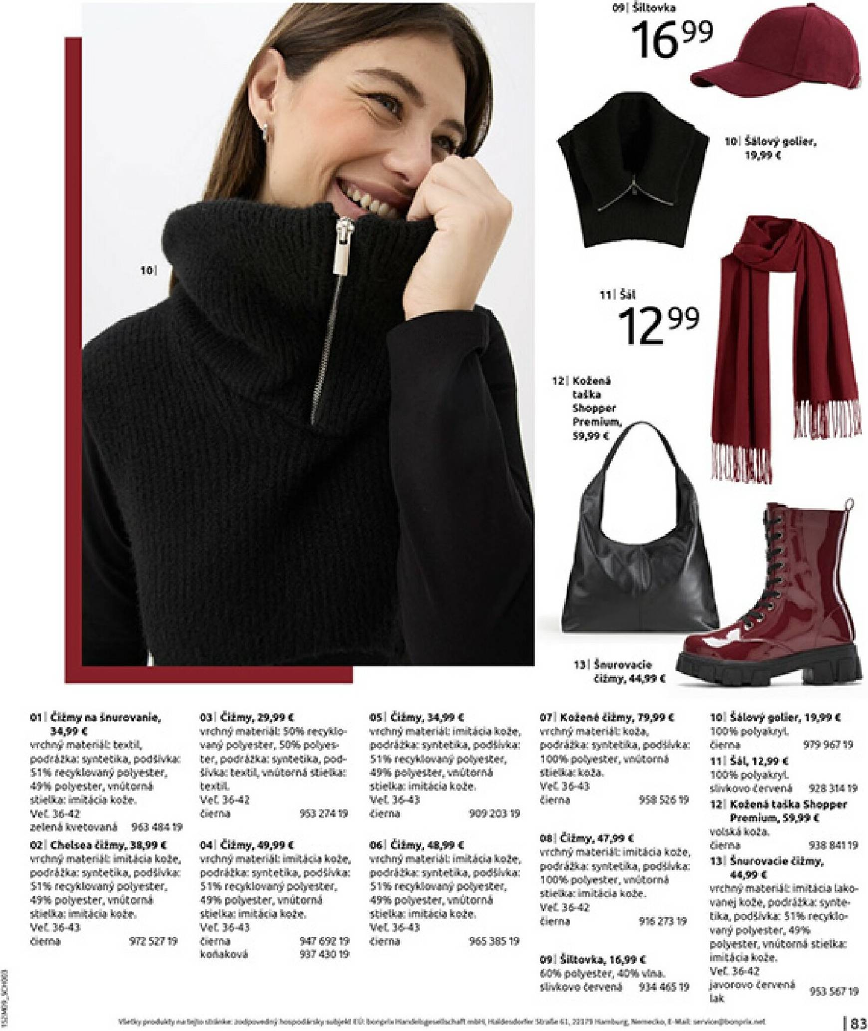 Page 85 of Aktuálny bonprix leták platný od štvrtka 23.10 do 18.11