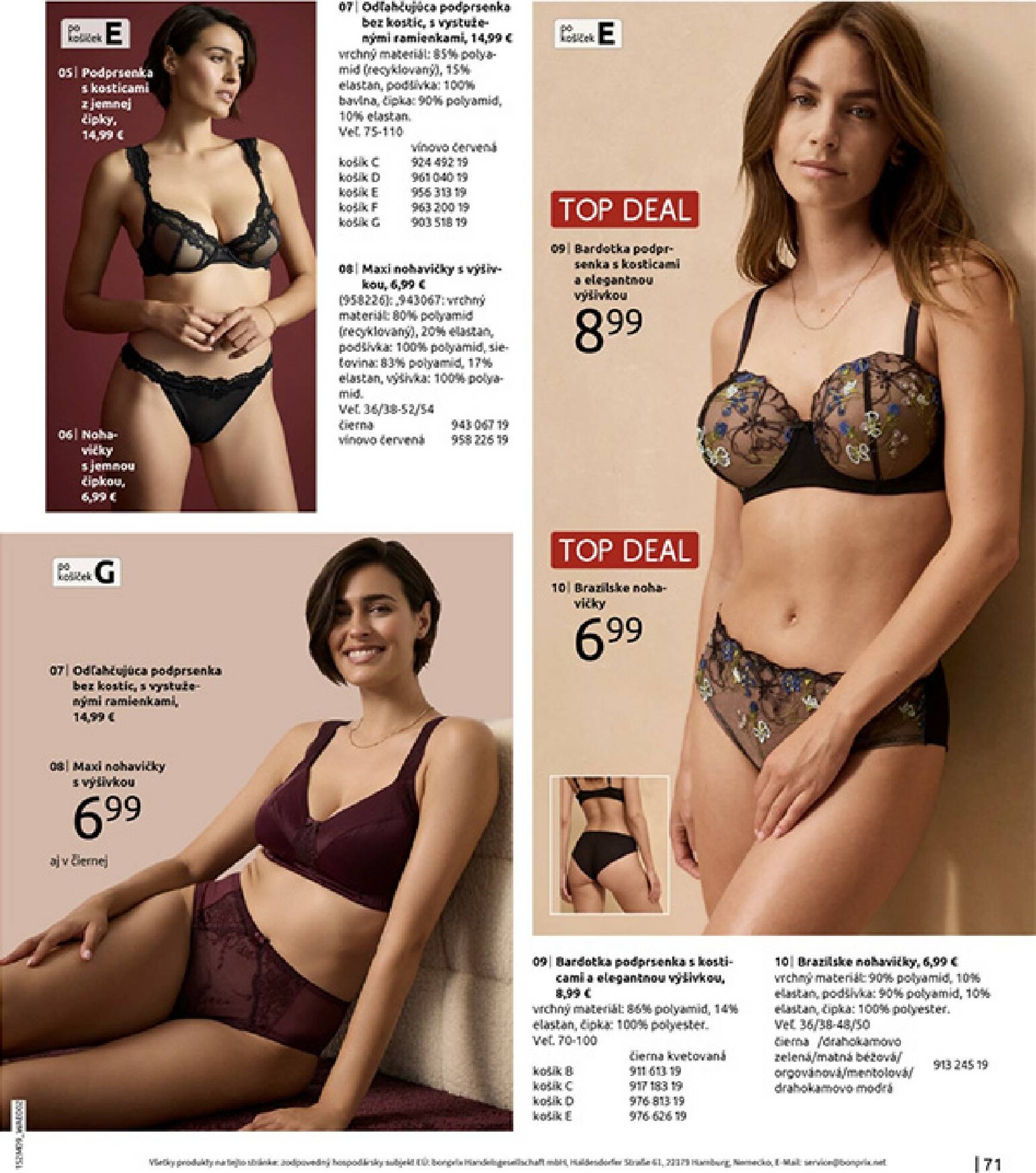 Page 73 of Aktuálny bonprix leták platný od štvrtka 23.10 do 18.11