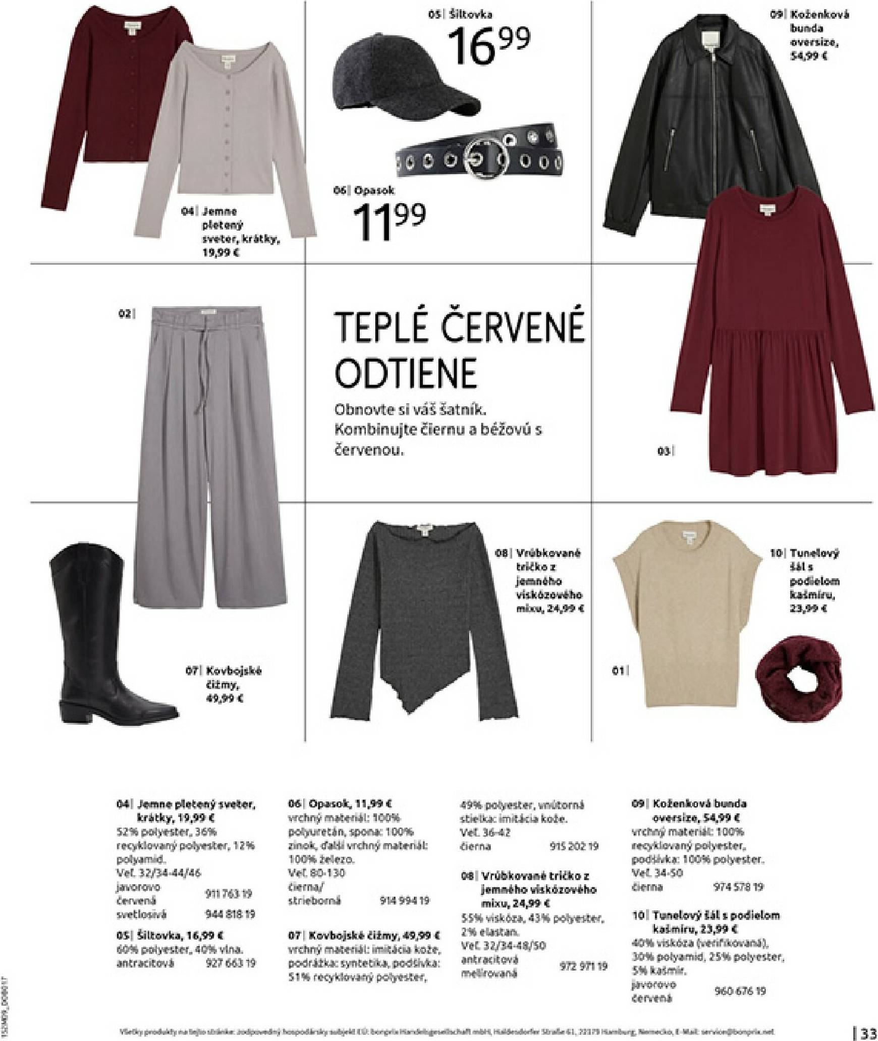 Page 35 of Aktuálny bonprix leták platný od štvrtka 23.10 do 18.11