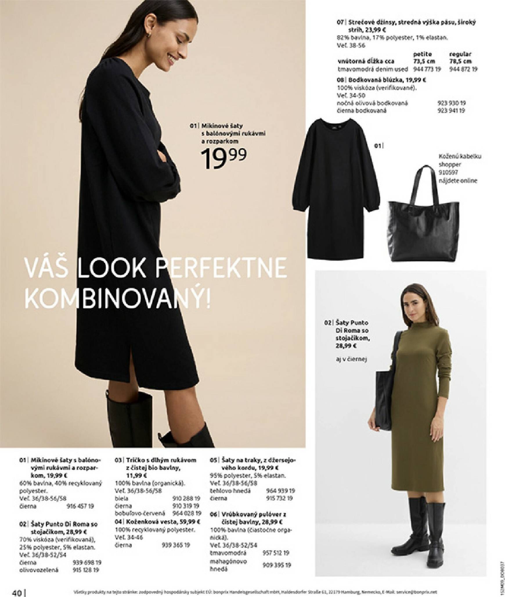 Page 42 of Aktuálny bonprix leták platný od štvrtka 23.10 do 18.11