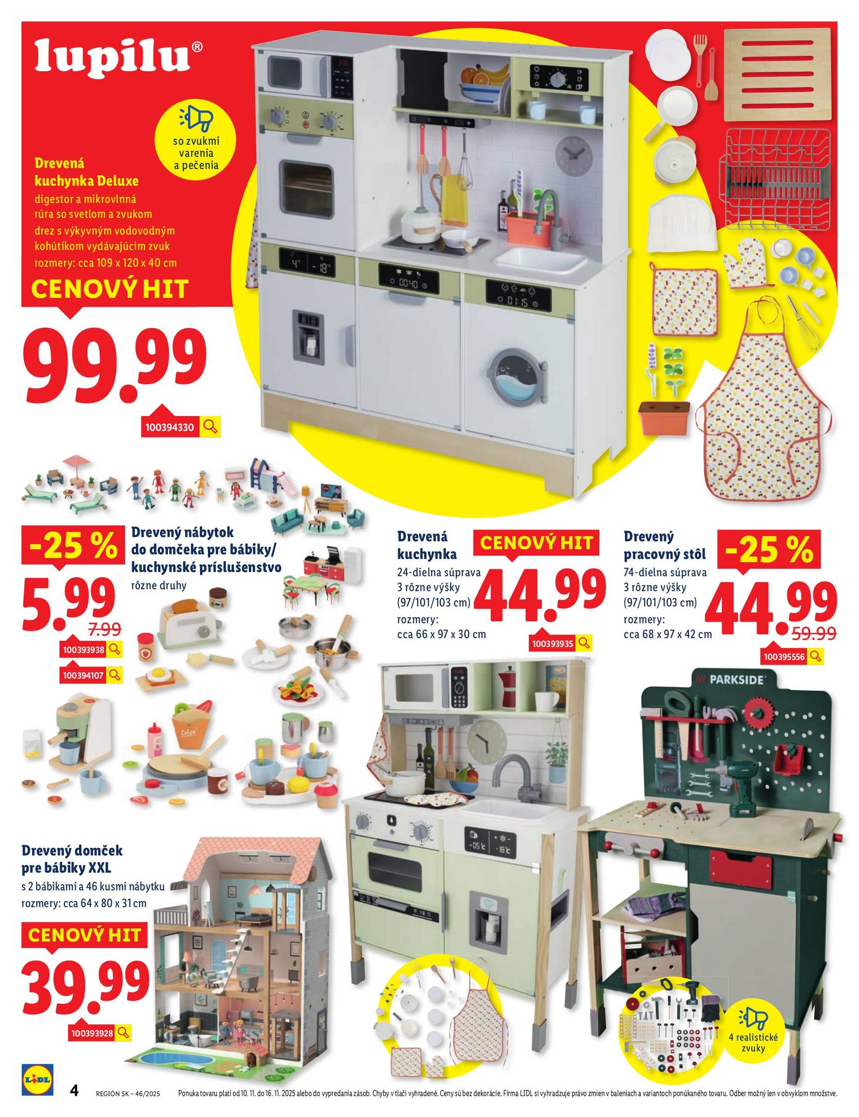 Page 4 of Aktuálny lidl leták platný od pondelka 10.11 do 16.11