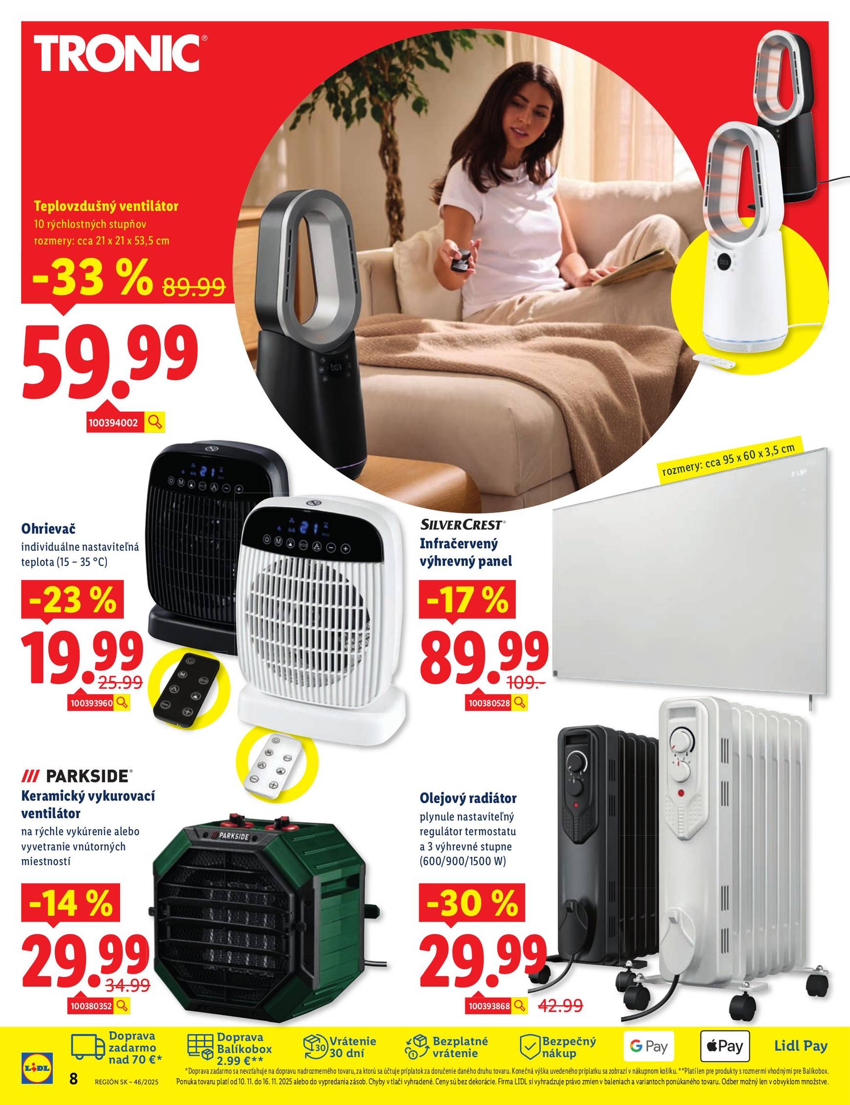 Page 8 of Aktuálny lidl leták platný od pondelka 10.11 do 16.11