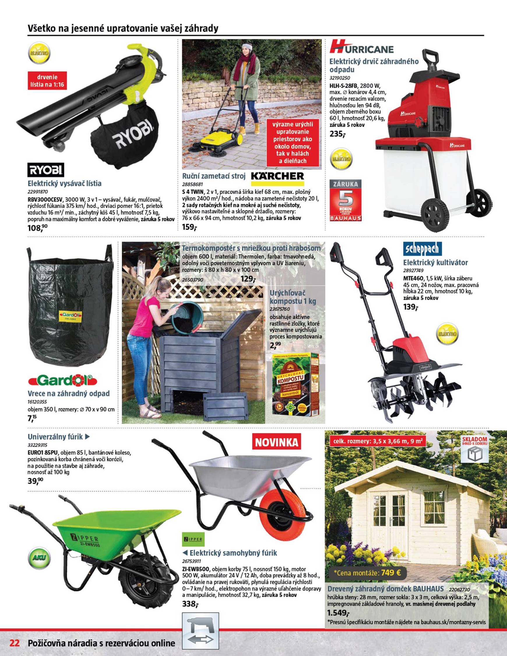 Page 22 of Aktuálny bauhaus leták platný od pondelka 03.11 do 07.12