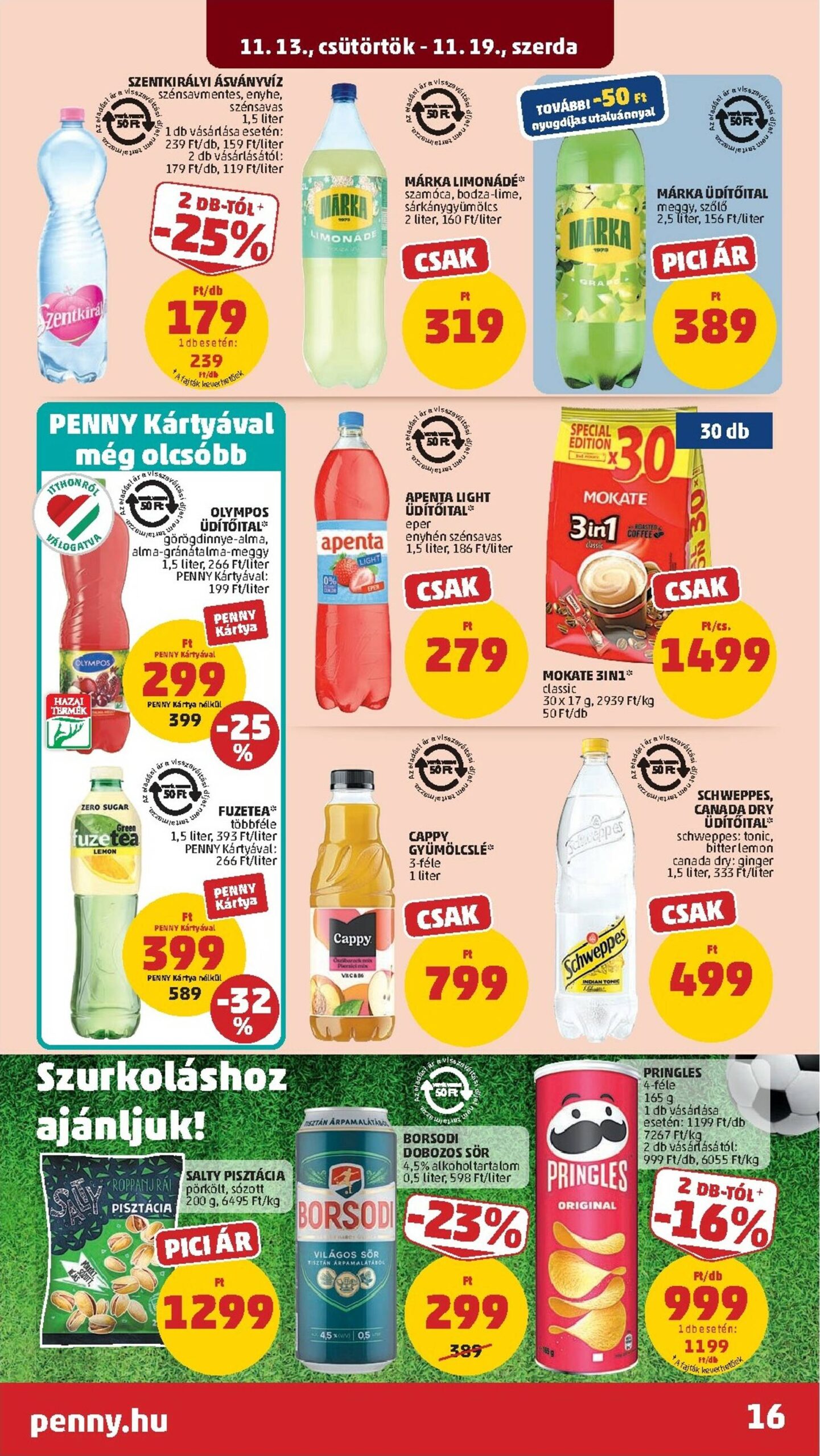 Page 20 of Aktuálny penny-madarsko leták platný od štvrtka 13.11 do 19.11