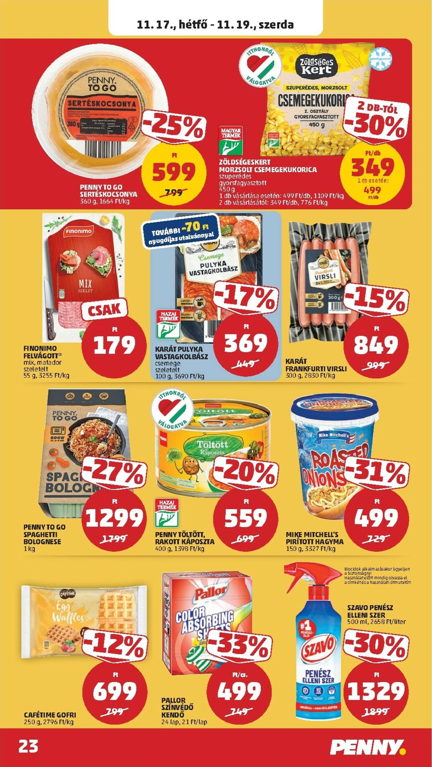 Page 27 of Aktuálny penny-madarsko leták platný od štvrtka 13.11 do 19.11