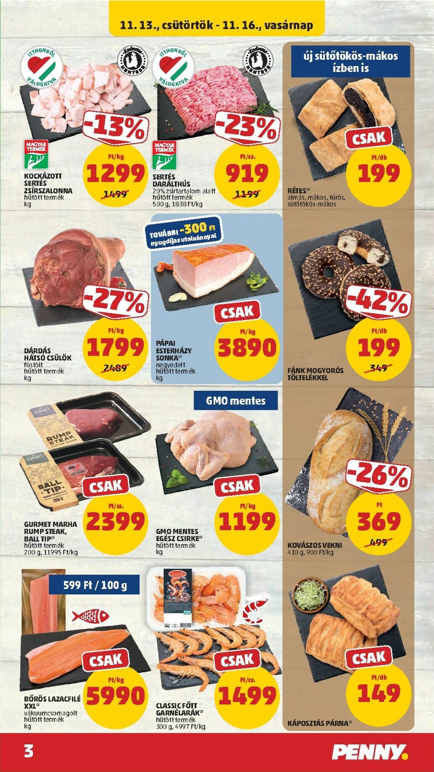 Page 3 of Aktuálny penny-madarsko leták platný od štvrtka 13.11 do 19.11