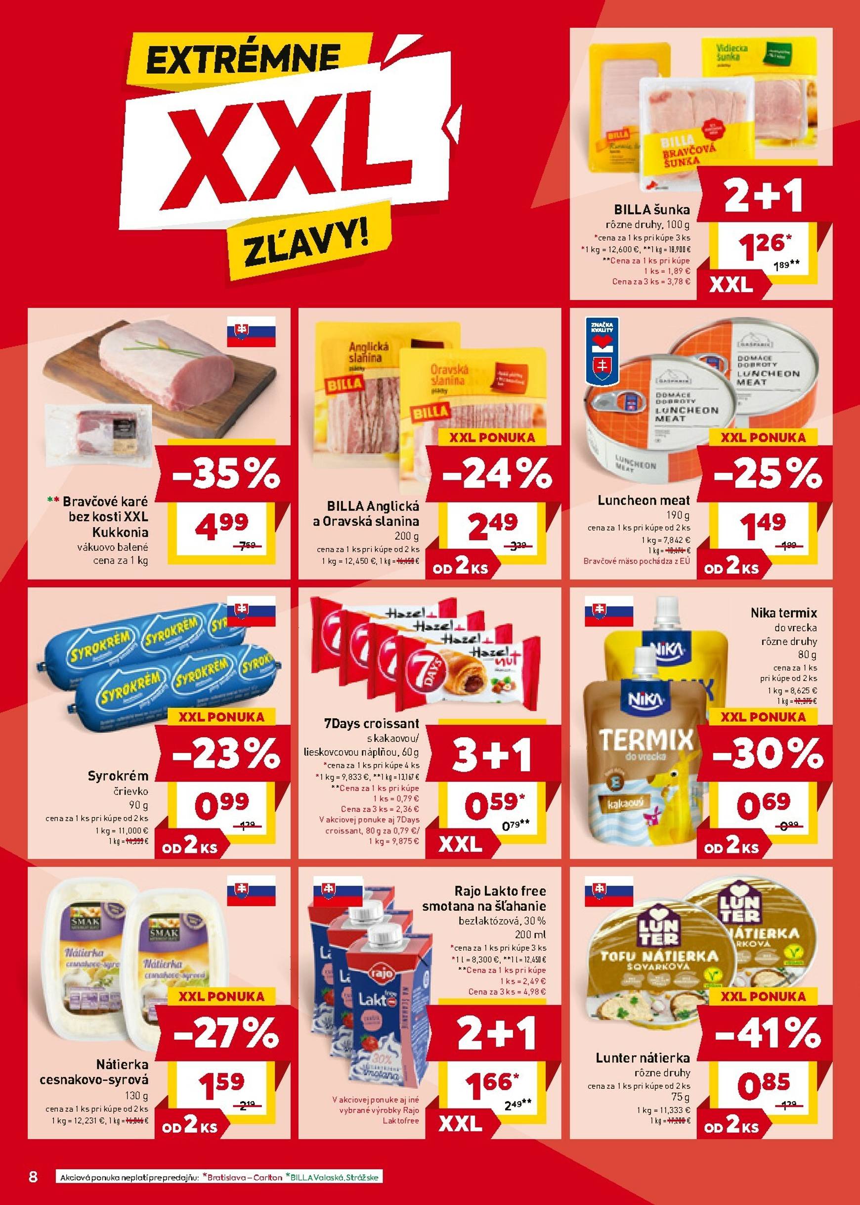 Page 8 of Aktuálny billa leták platný od stredy 05.11 do 11.11