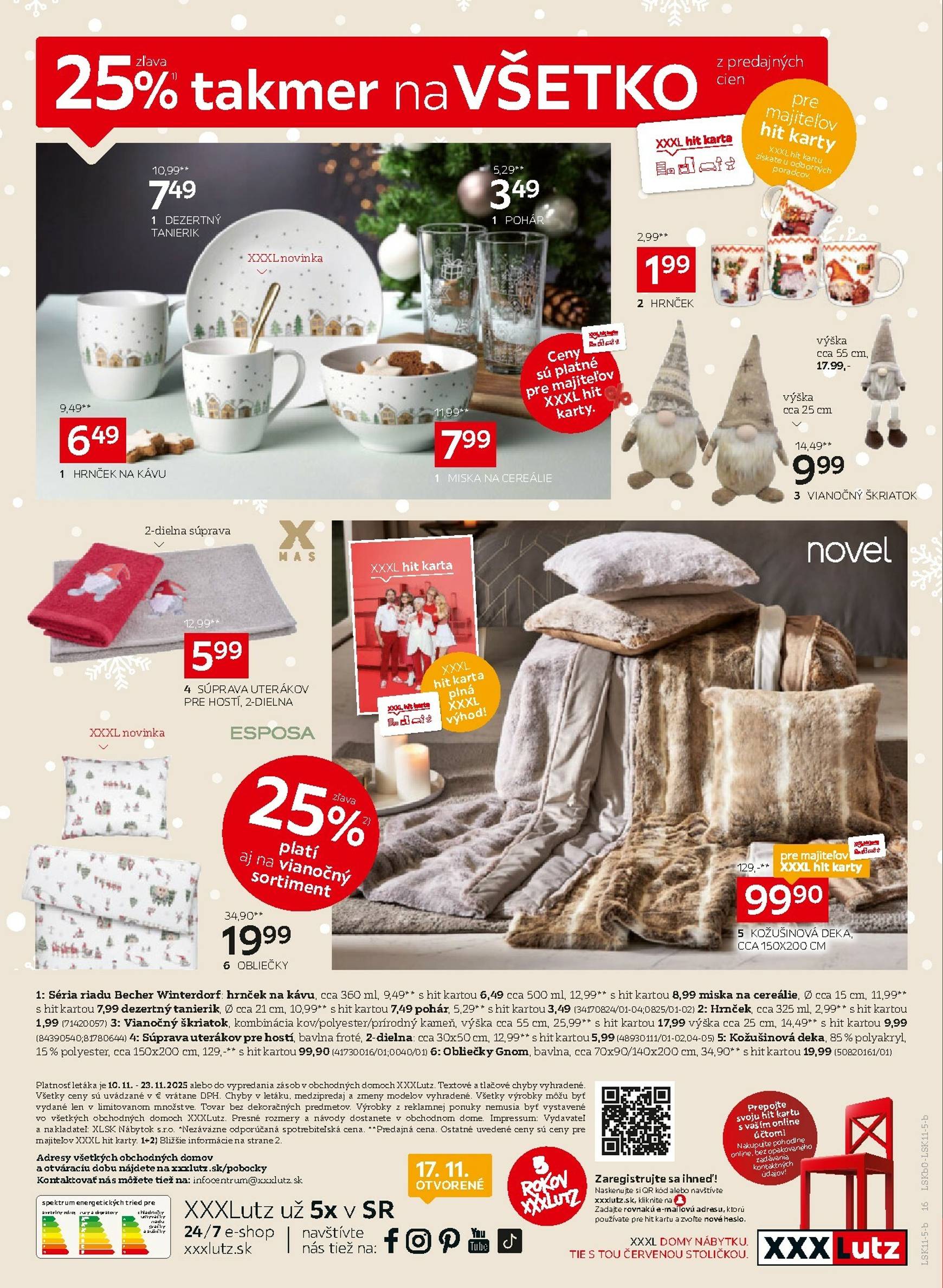 Page 16 of Aktuálny xxxlutz leták platný od pondelka 10.11 do 23.11