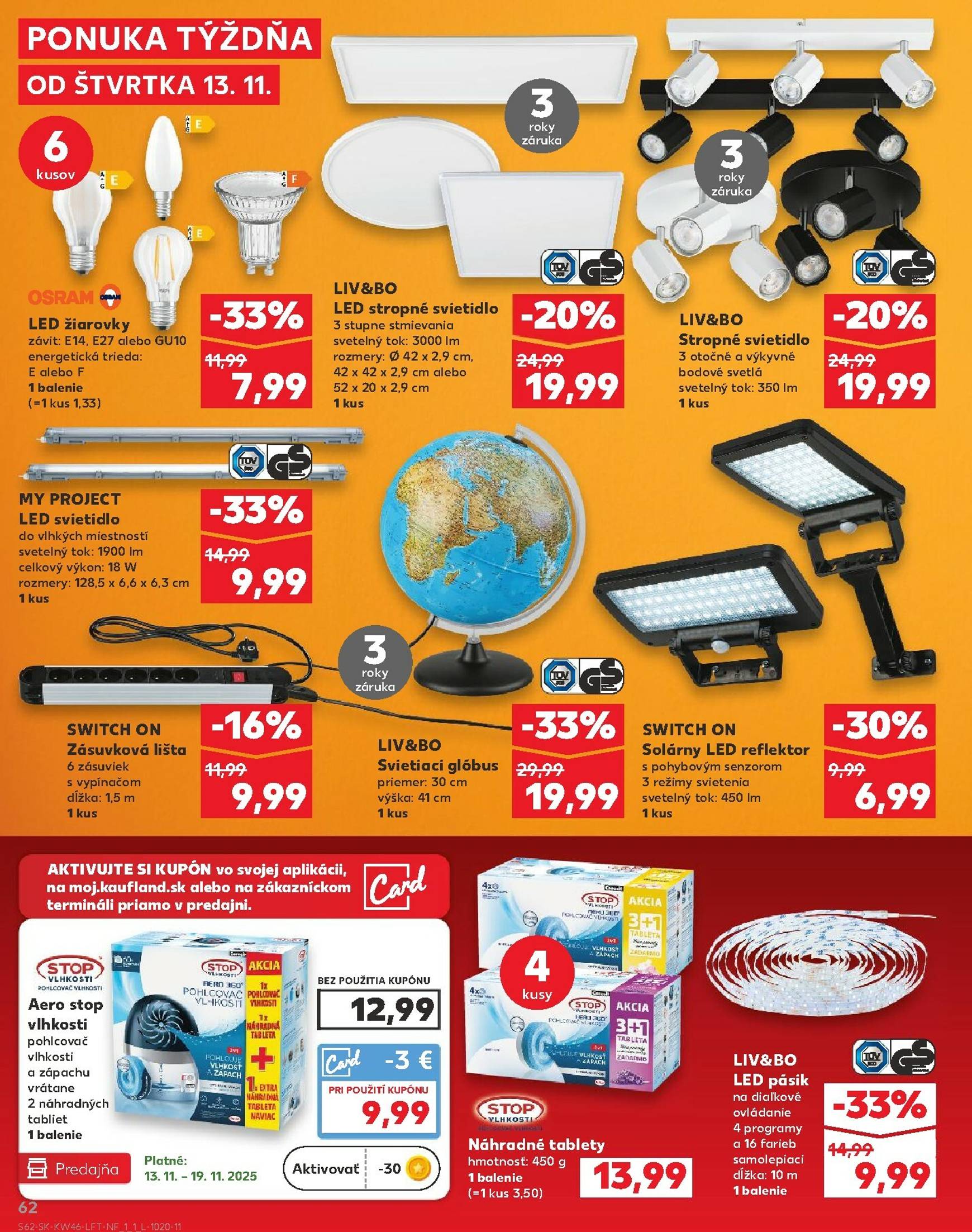Page 62 of Aktuálny kaufland leták platný od štvrtka 13.11 do 19.11