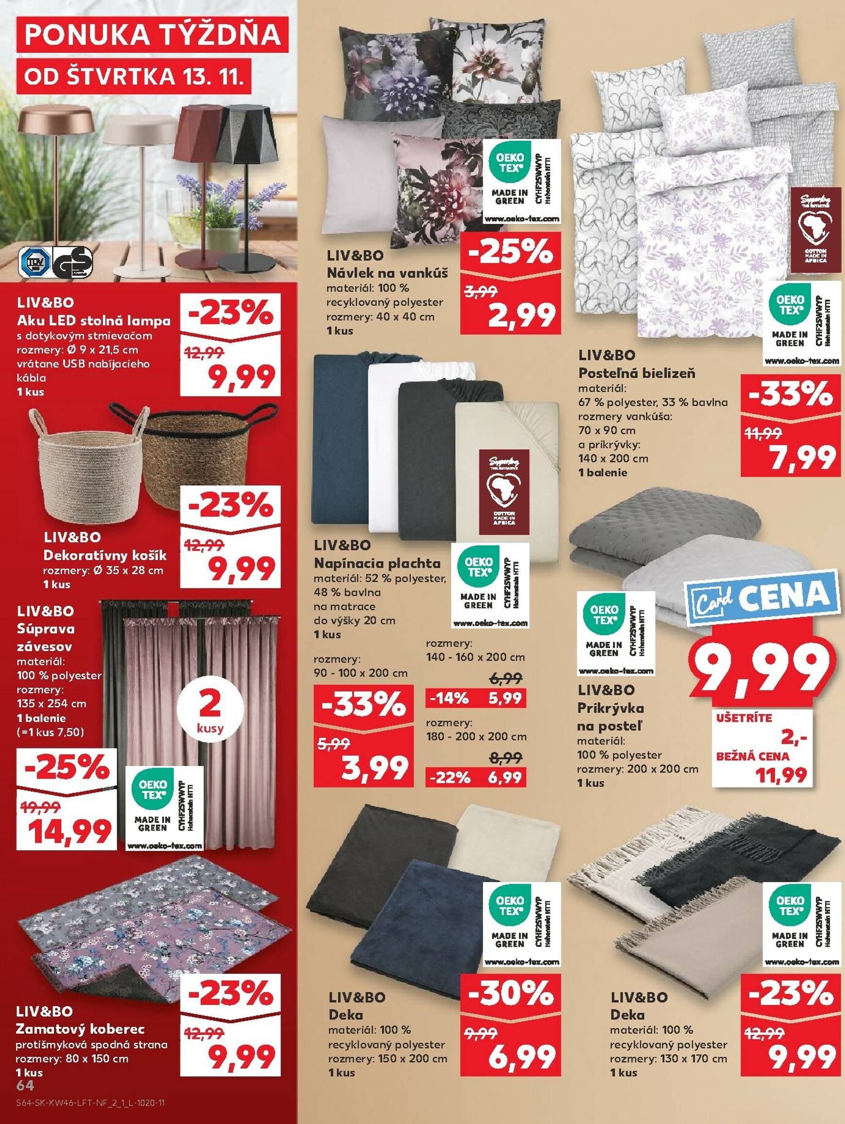 Page 64 of Aktuálny kaufland leták platný od štvrtka 13.11 do 19.11