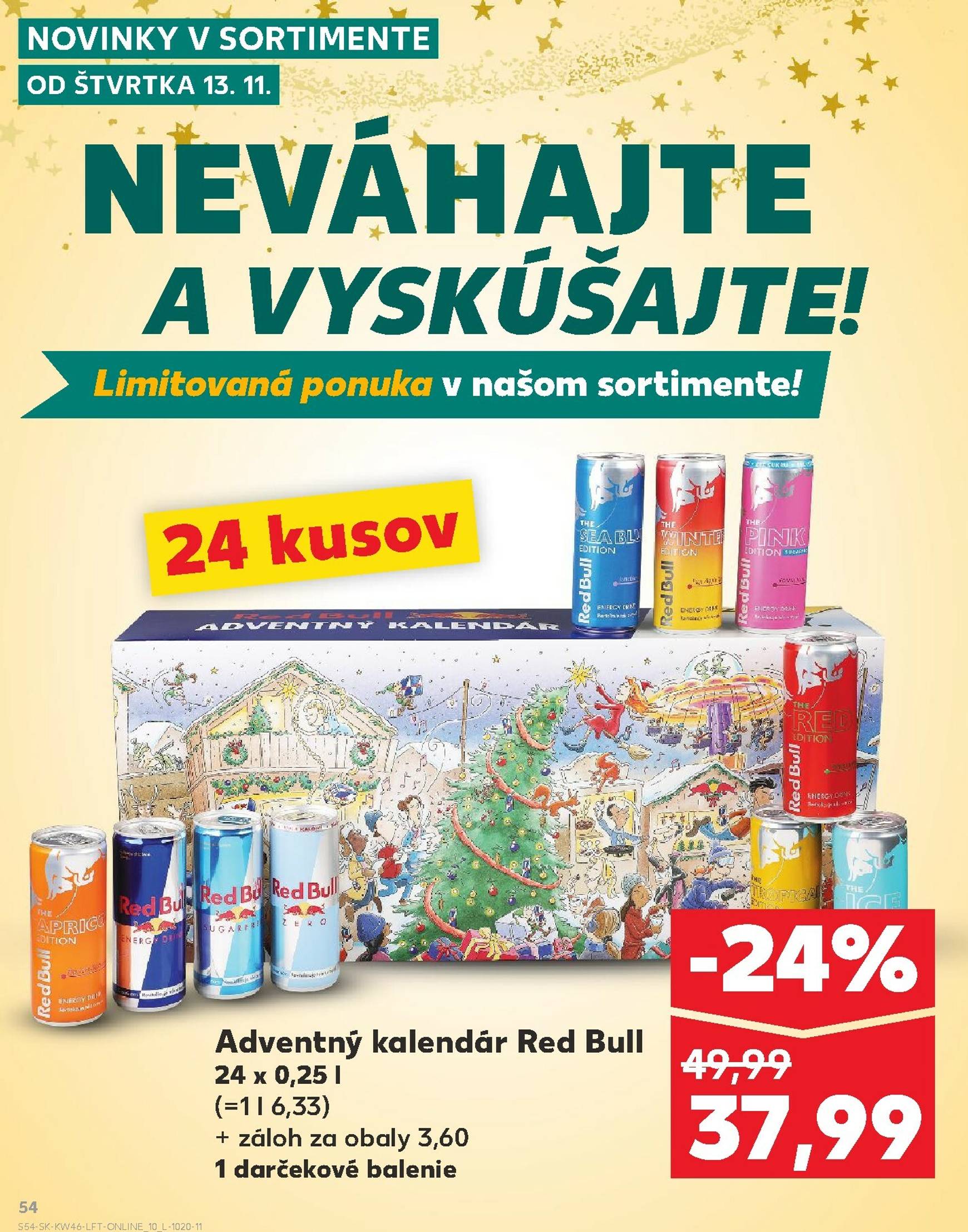 Page 54 of Aktuálny kaufland leták platný od štvrtka 13.11 do 19.11