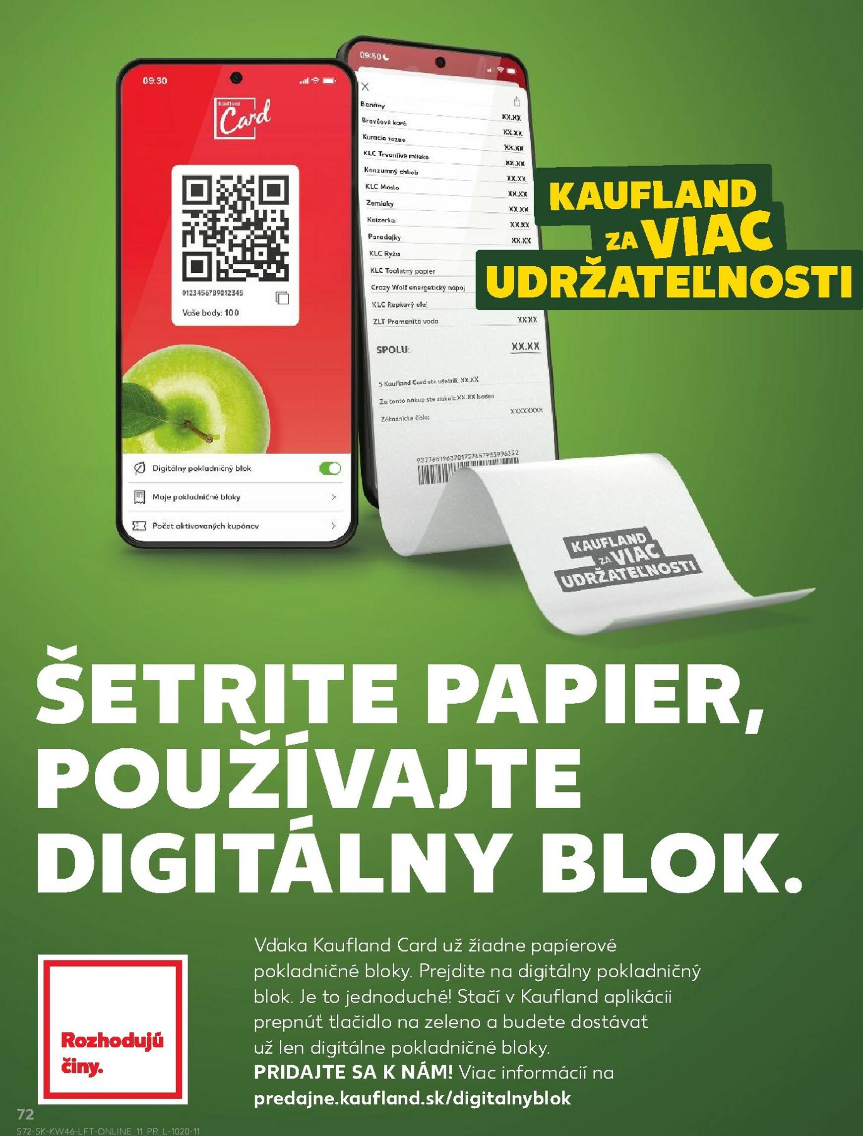 Page 72 of Aktuálny kaufland leták platný od štvrtka 13.11 do 19.11