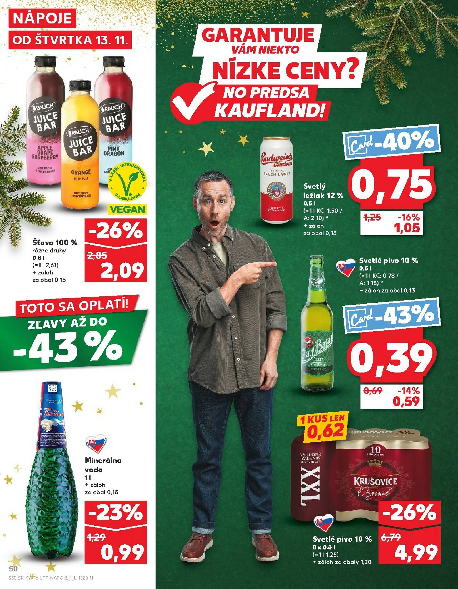 Page 50 of Aktuálny kaufland leták platný od štvrtka 13.11 do 19.11
