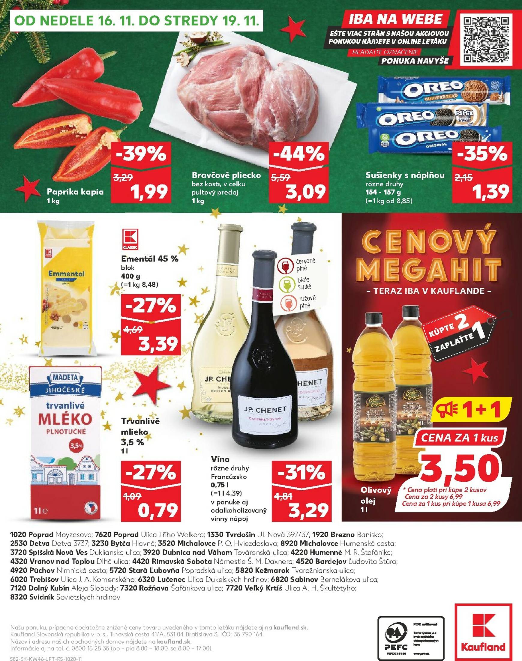 Page 82 of Aktuálny kaufland leták platný od štvrtka 13.11 do 19.11
