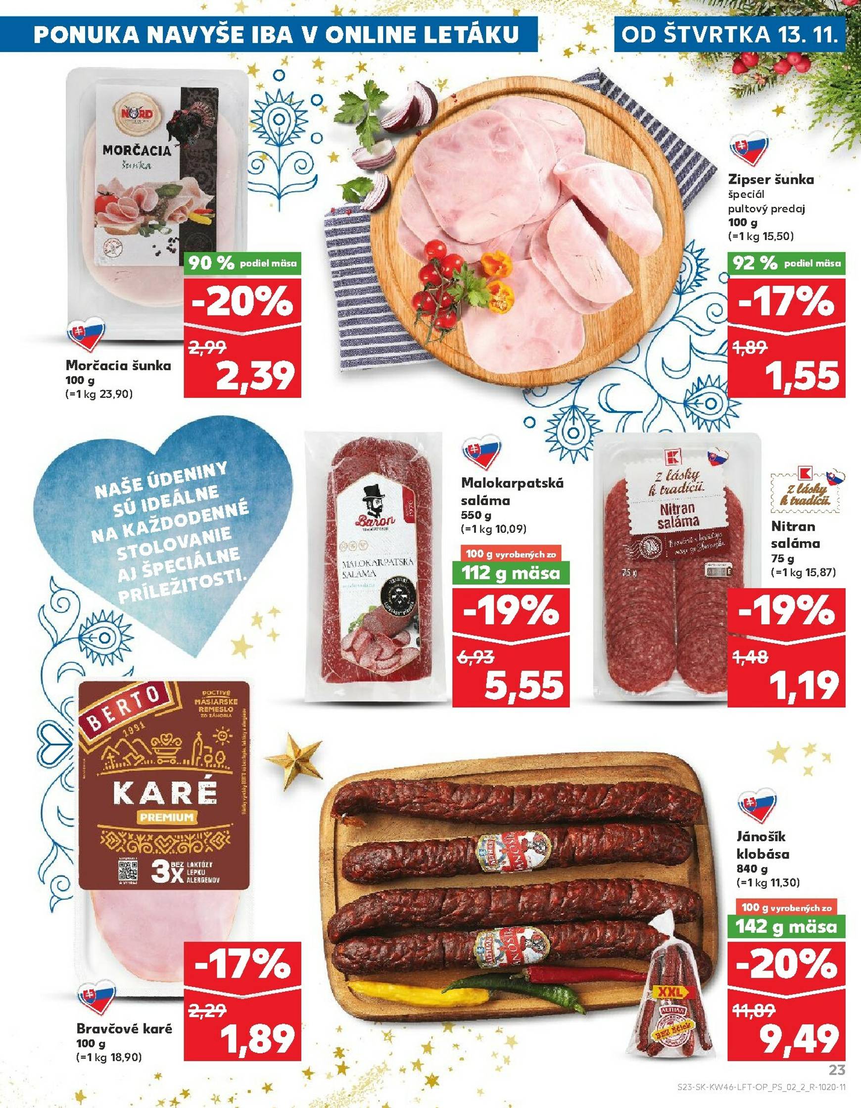 Page 23 of Aktuálny kaufland leták platný od štvrtka 13.11 do 19.11