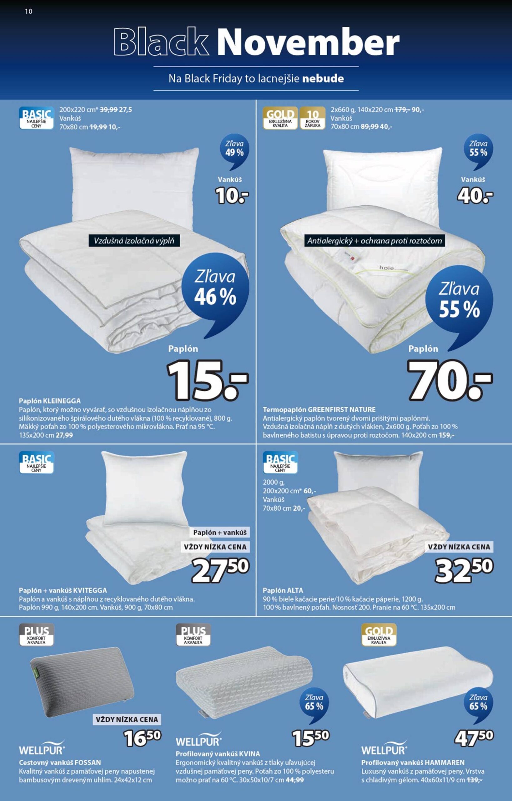 Page 10 of Aktuálny jysk leták platný od pondelka 10.11 do 23.11