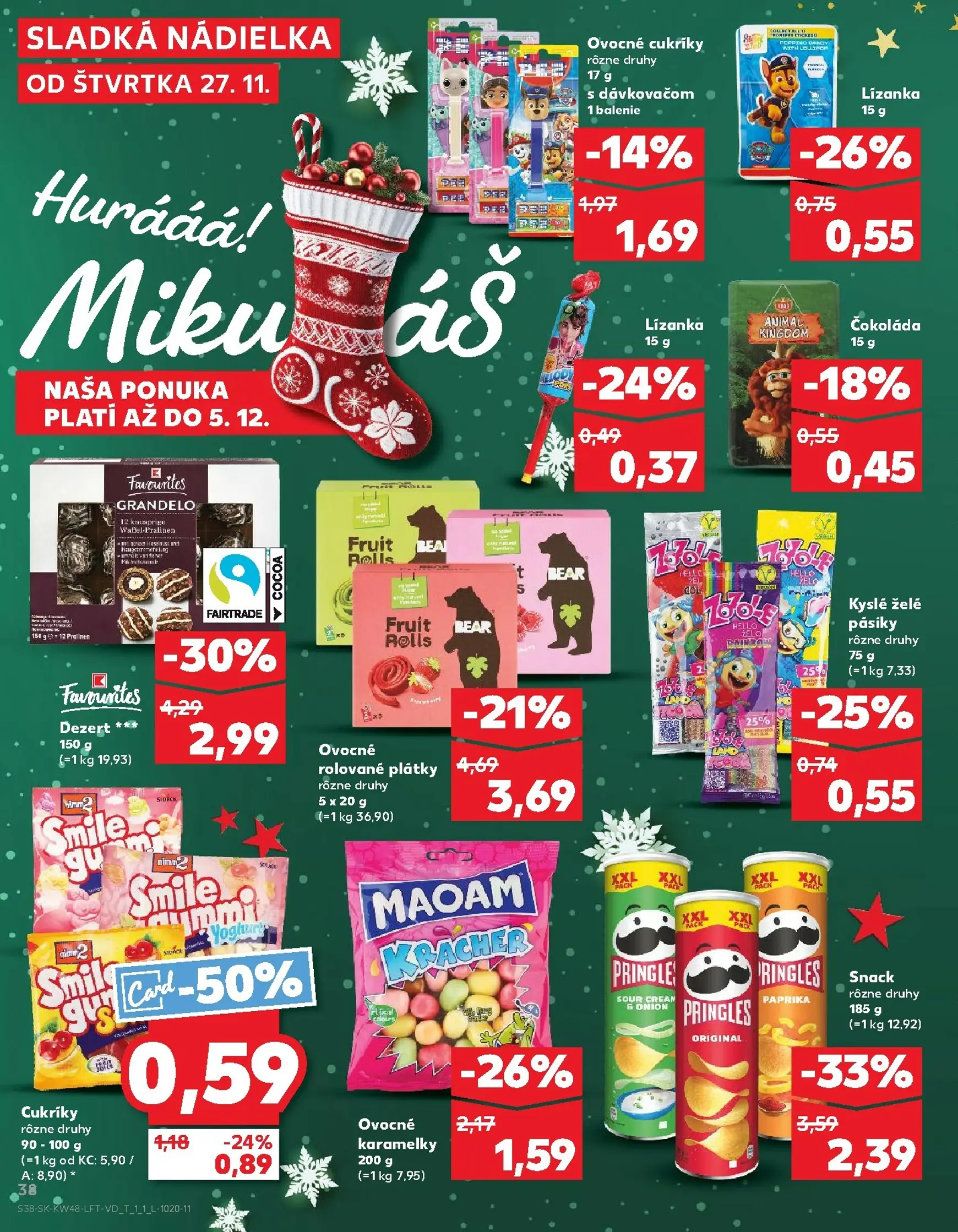 Page 38 of Aktuálny kaufland leták platný od štvrtka 27.11 do 03.12