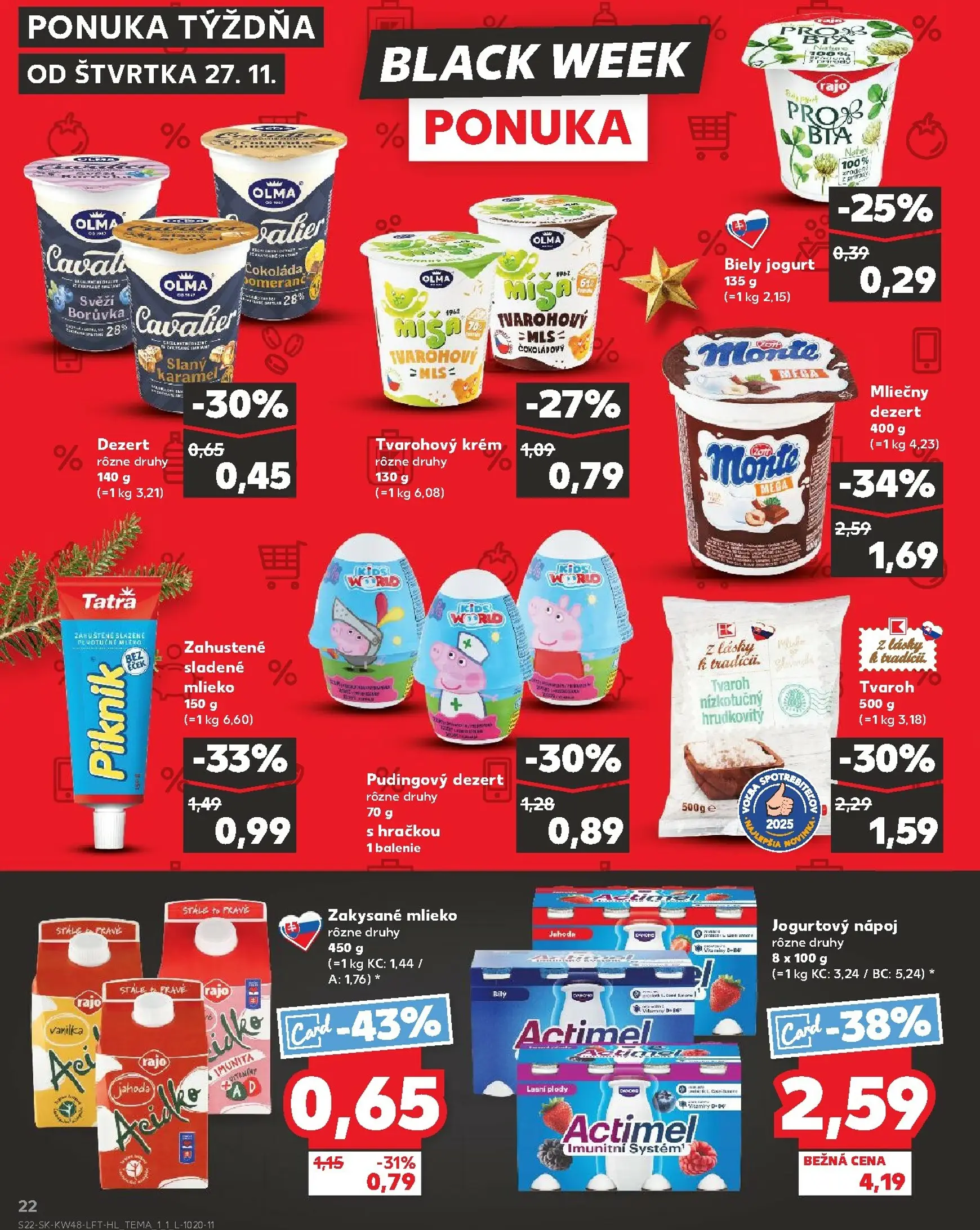 Page 22 of Aktuálny kaufland leták platný od štvrtka 27.11 do 03.12