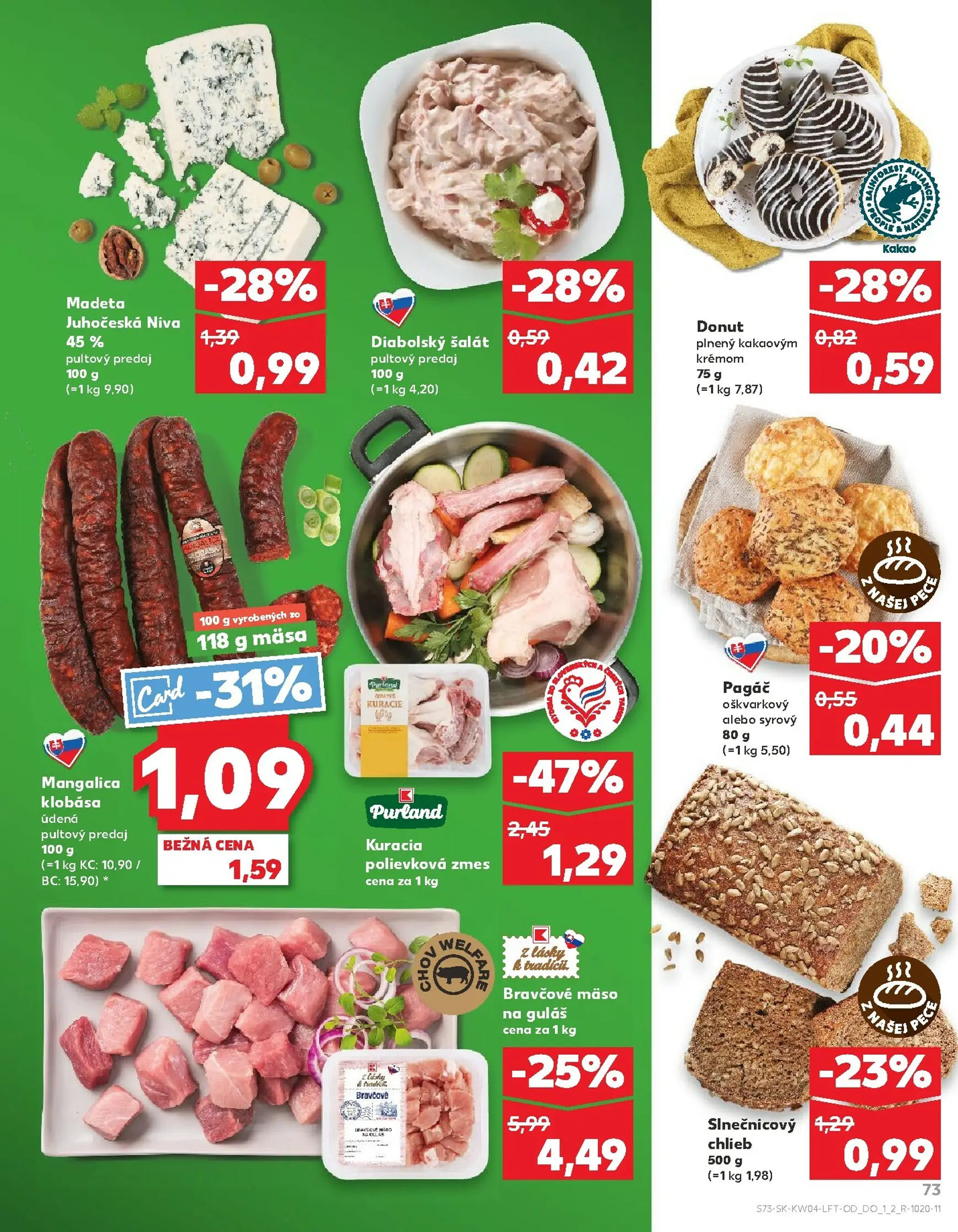 Page 73 of Aktuálny kaufland leták platný od štvrtka 22.01 do 28.01
