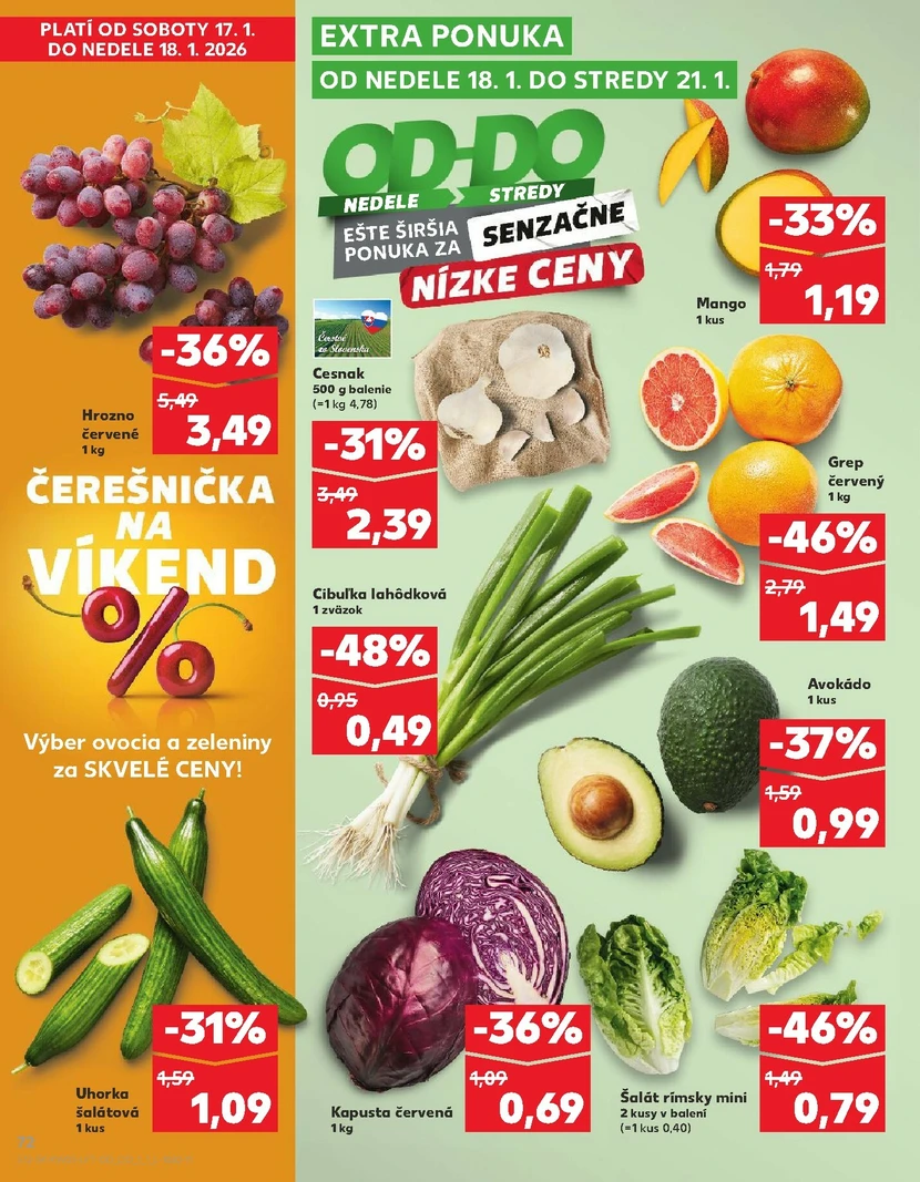 Page 72 of Aktuálny kaufland leták platný od štvrtka 15.01 do 21.01