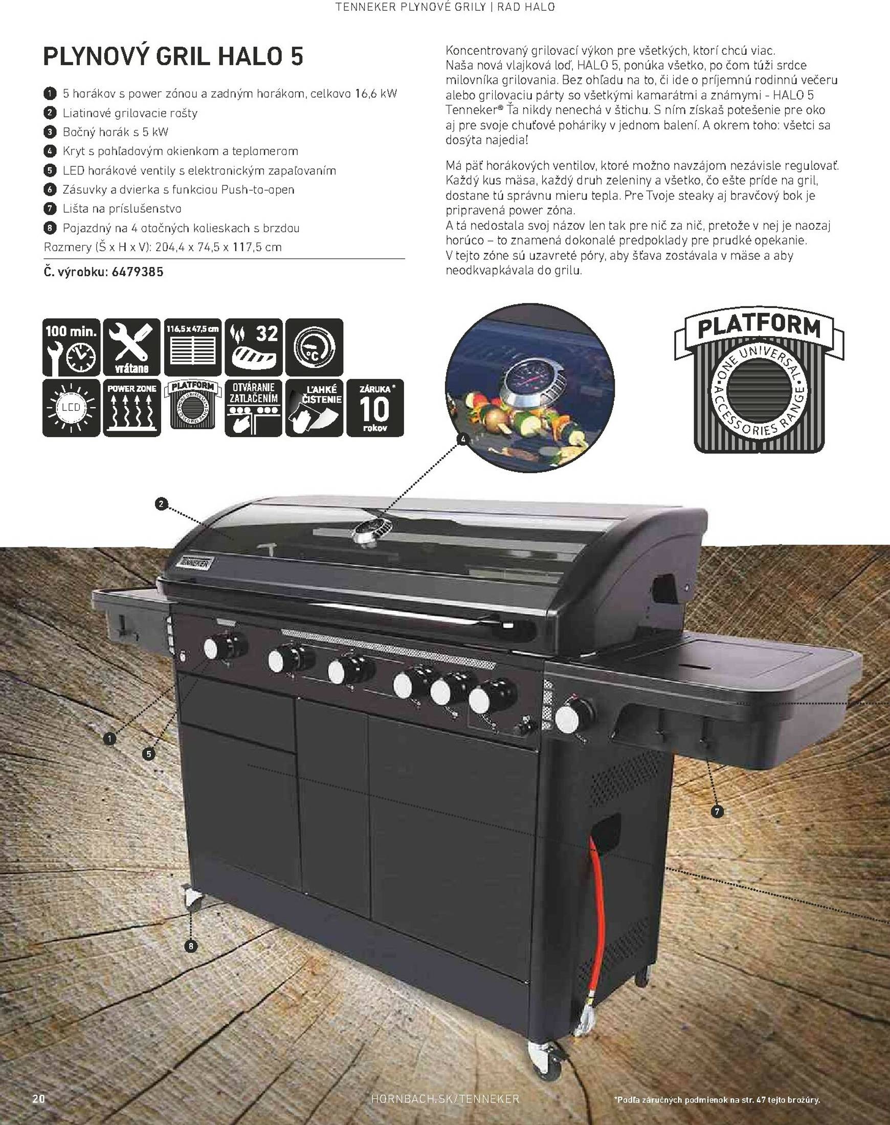 Page 20 of Aktuálny hornbach leták platný od nedele 01.11 do 31.08