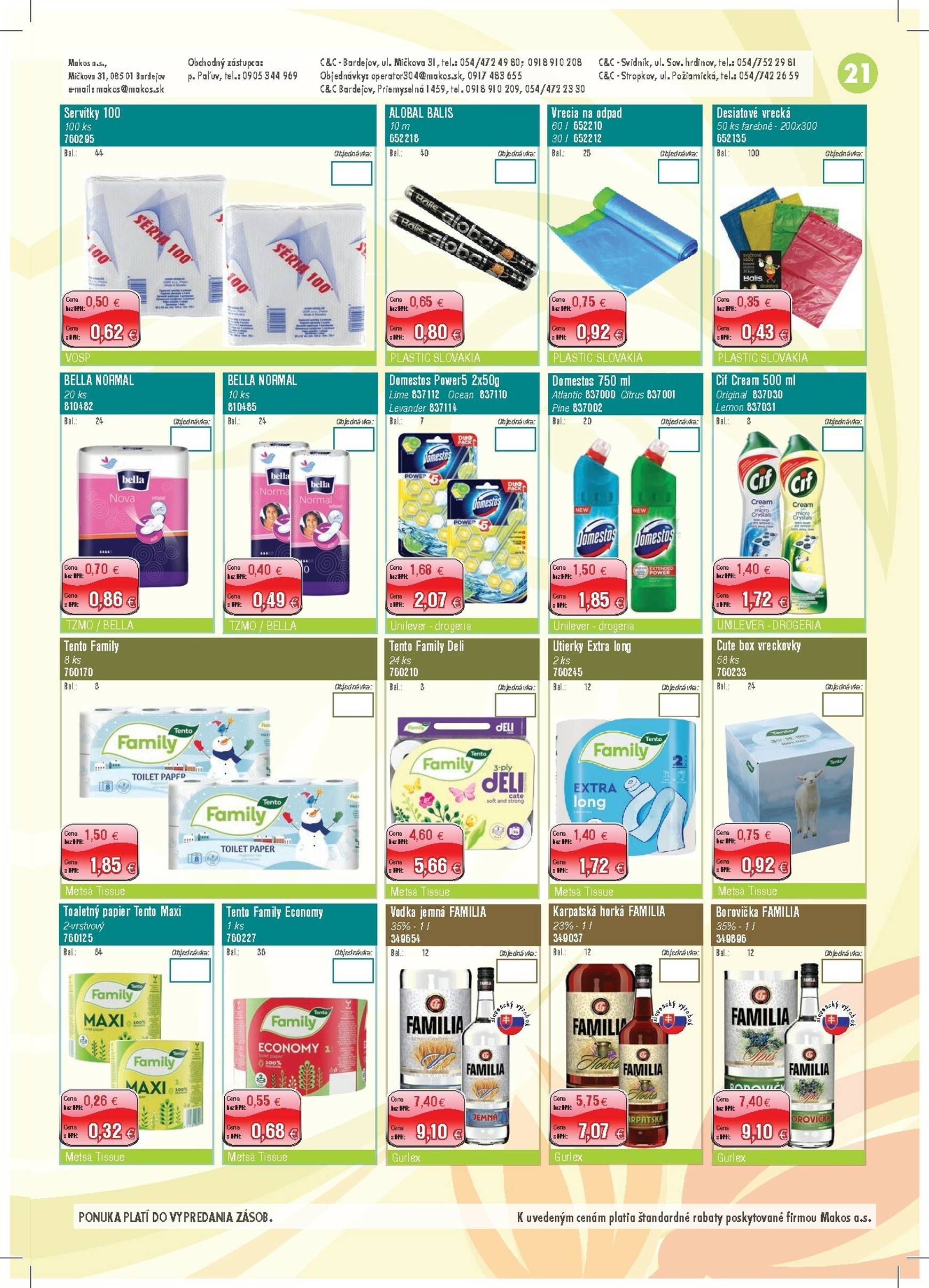 Page 21 of Aktuálny makos leták platný od štvrtka 01.01 do 01.03