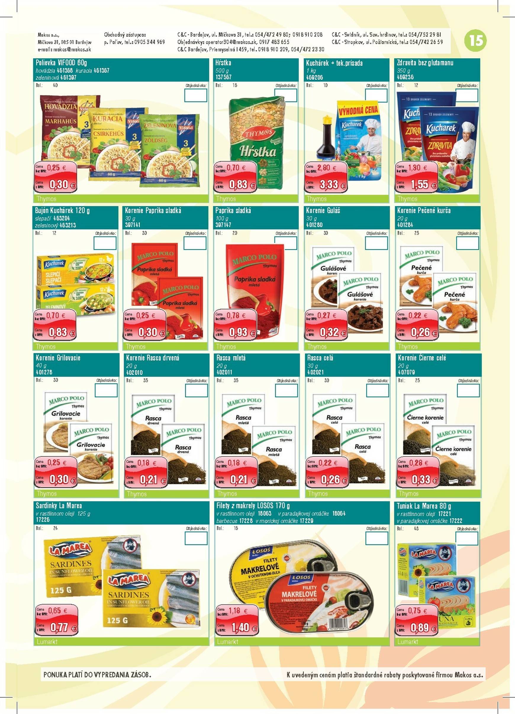 Page 15 of Aktuálny makos leták platný od štvrtka 01.01 do 01.03
