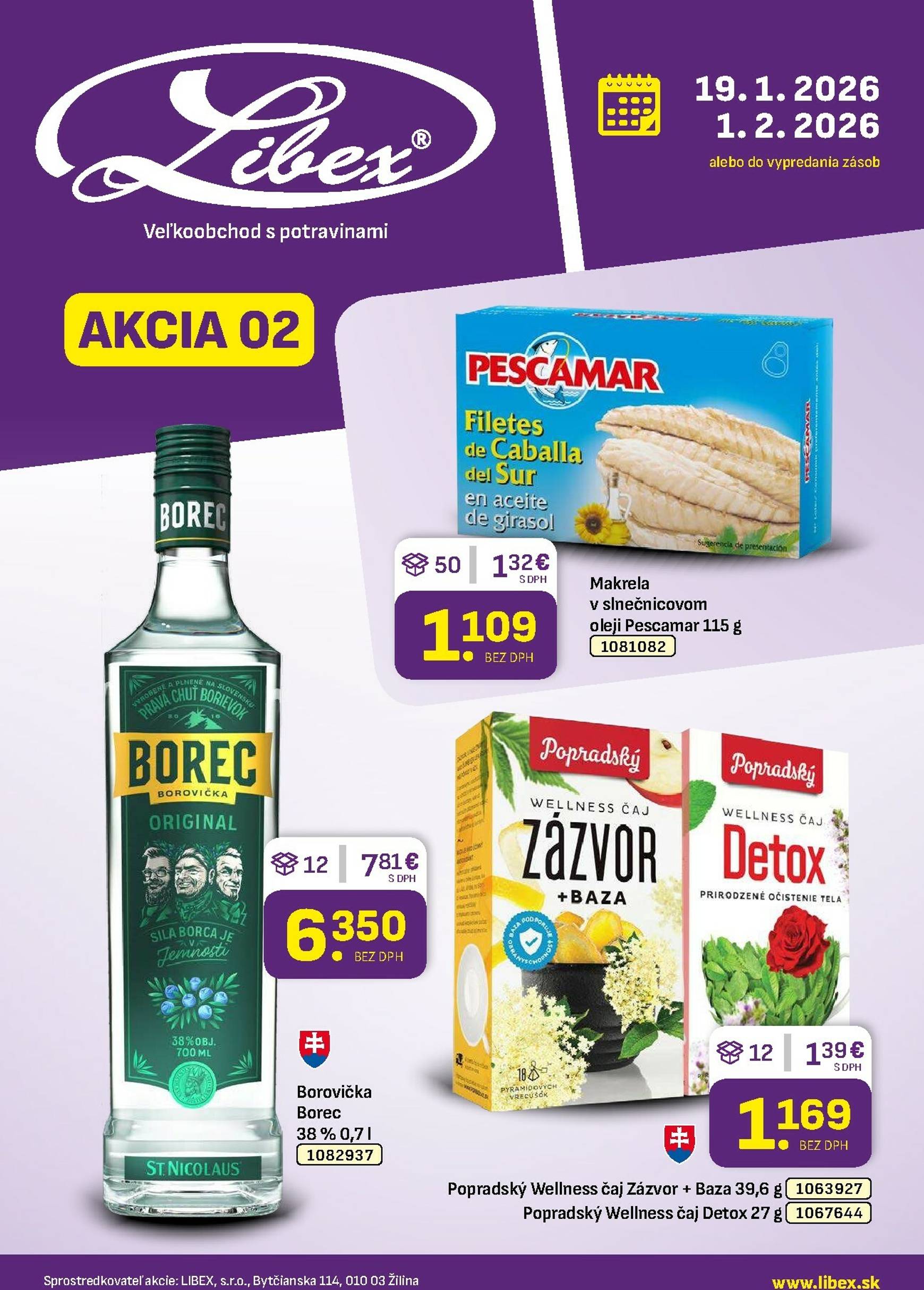 Page 1 of Aktuálny libex leták platný od pondelka 19.01 do 01.02