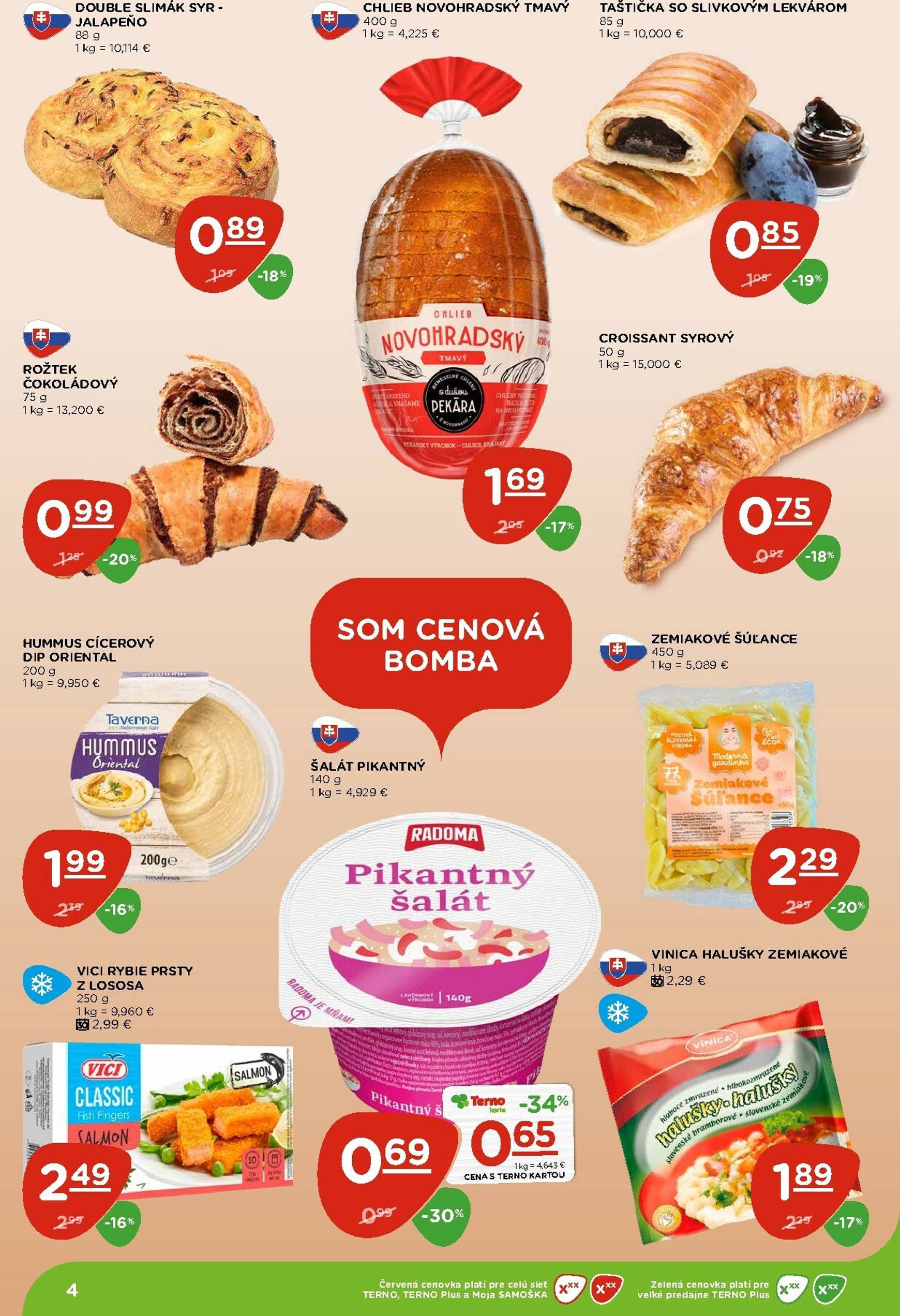 Page 4 of Aktuálny terno leták platný od štvrtka 22.01 do 28.01