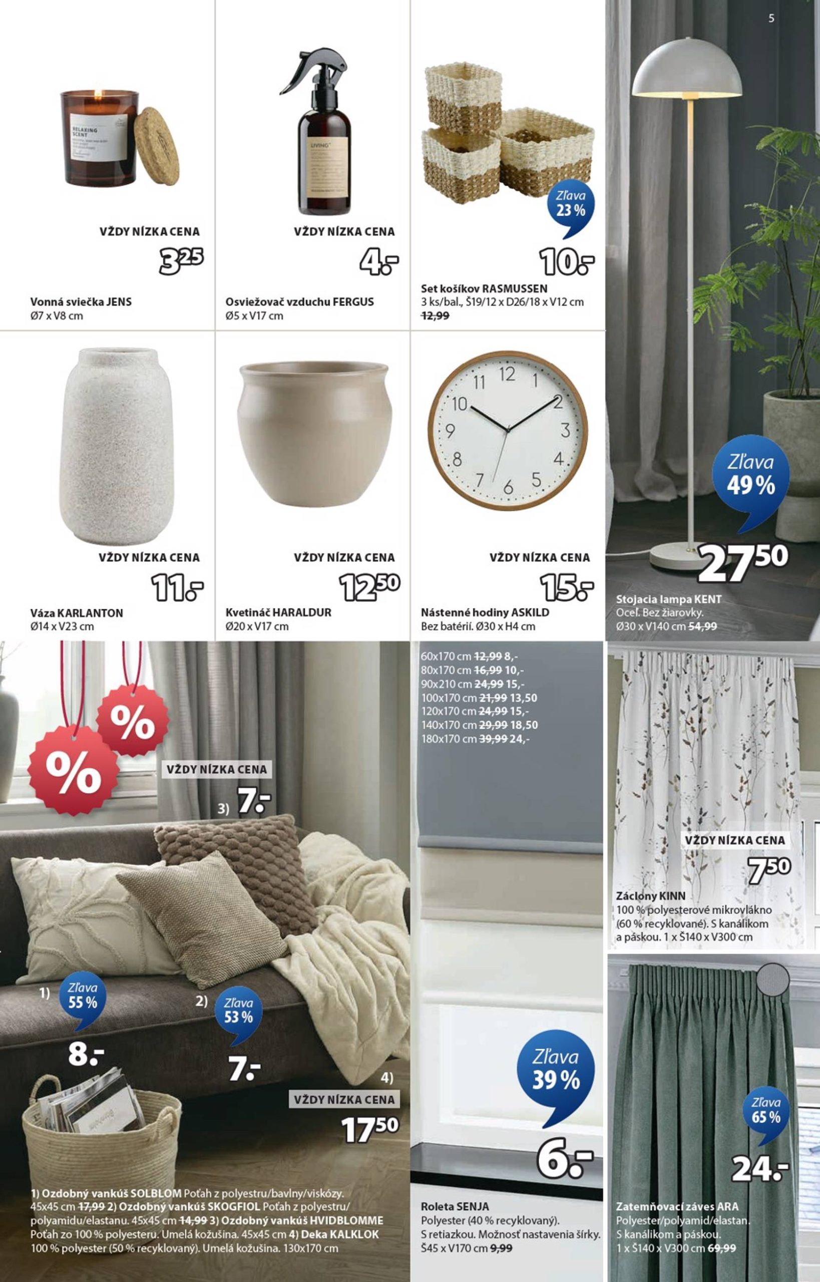 Page 5 of Aktuálny jysk leták platný od stredy 21.01 do 03.02