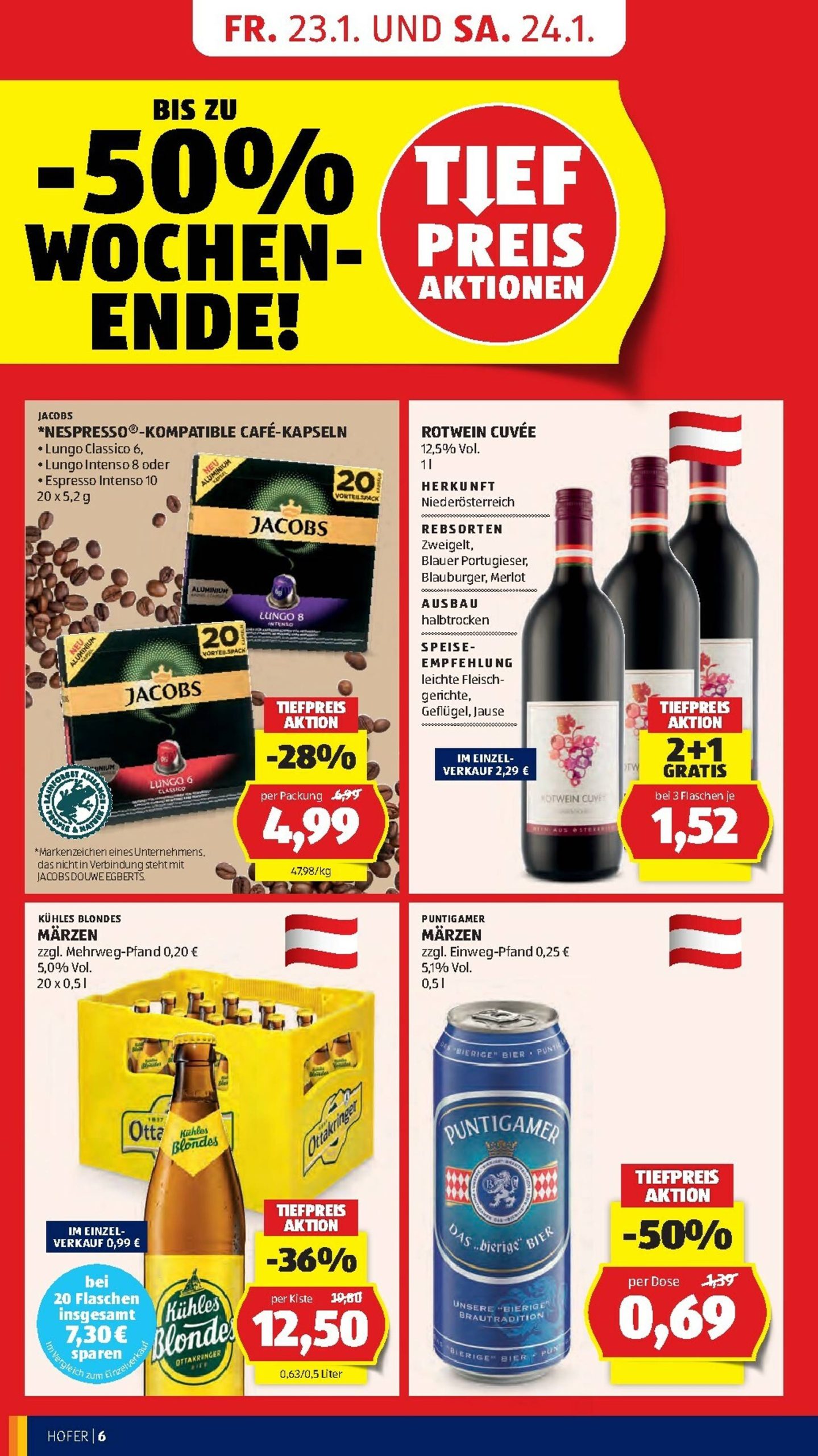 Page 8 of Aktuálny hofer-rakusko leták platný od piatka 23.01 do 29.01