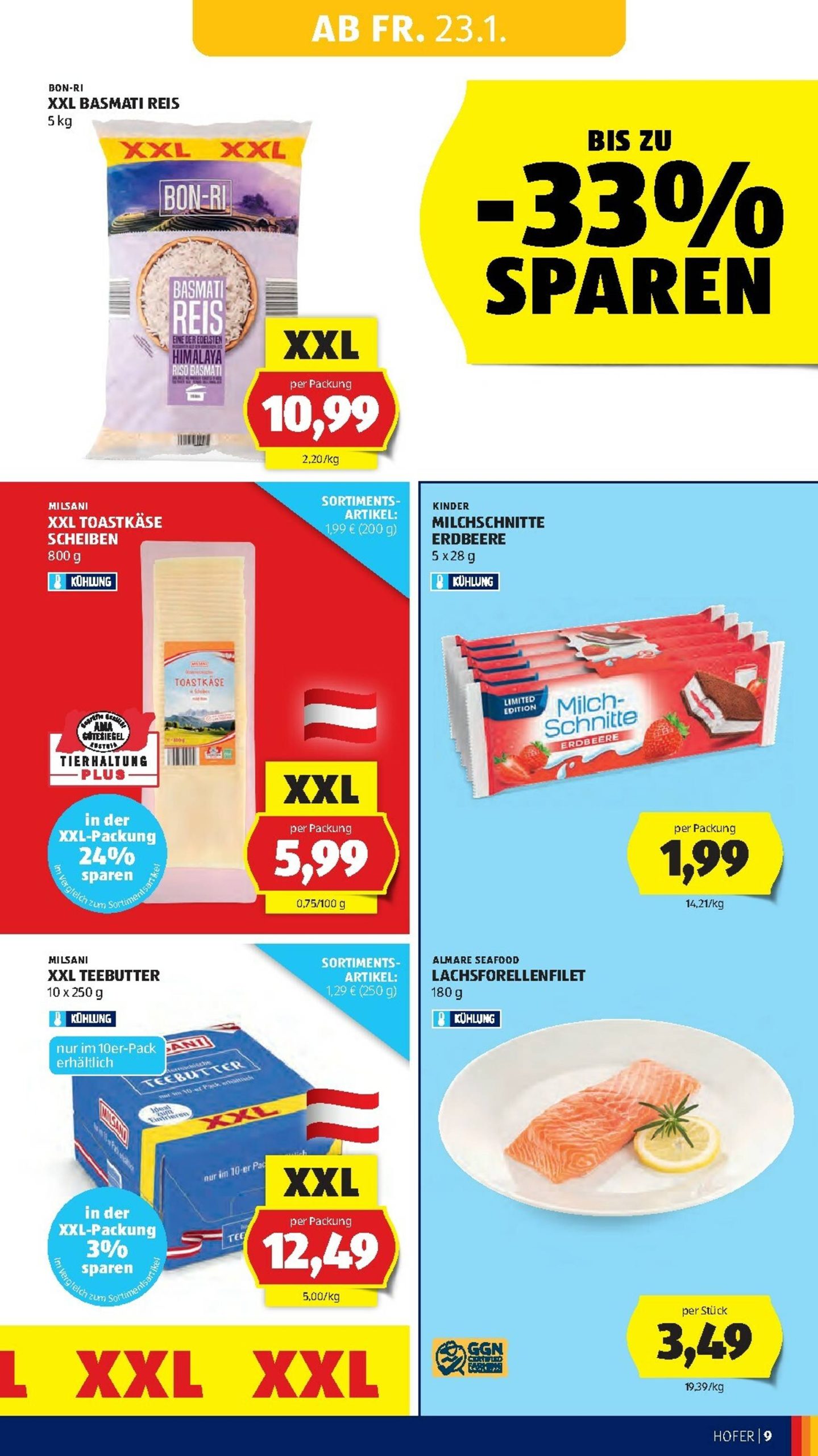 Page 11 of Aktuálny hofer-rakusko leták platný od piatka 23.01 do 29.01