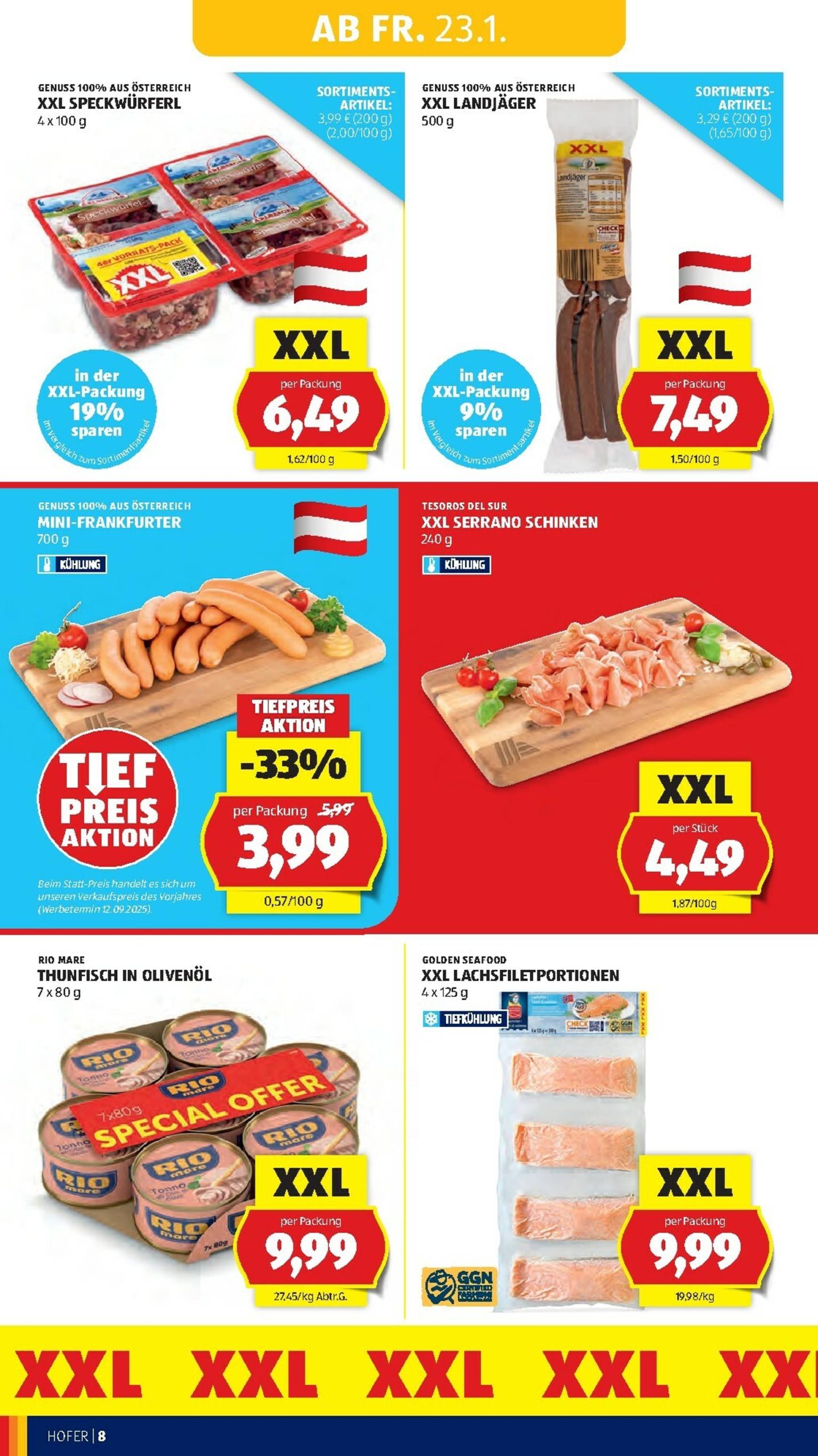 Page 10 of Aktuálny hofer-rakusko leták platný od piatka 23.01 do 29.01